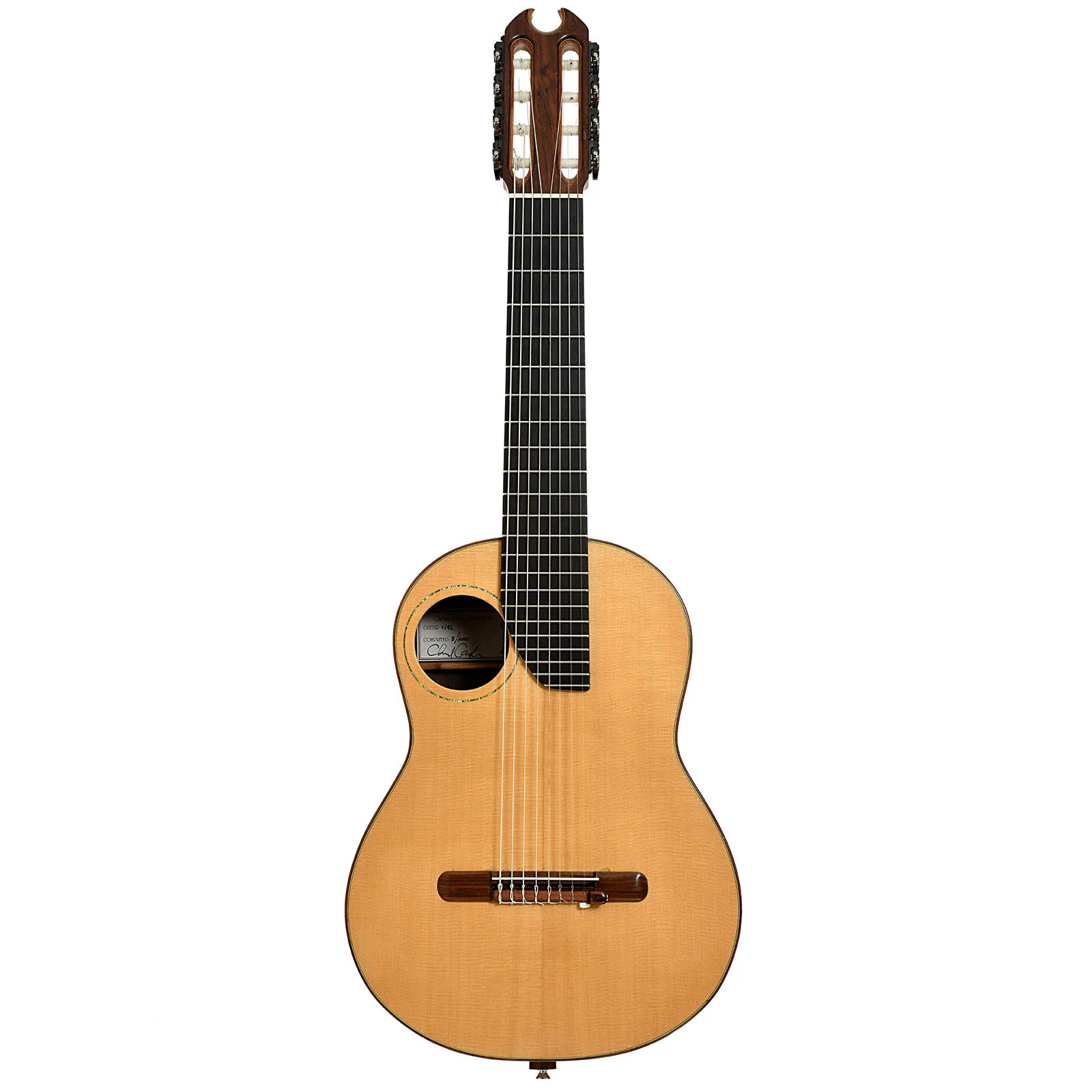 Christopher Carrington 8-String Brahms Classical Guitar (2001) - Image 16