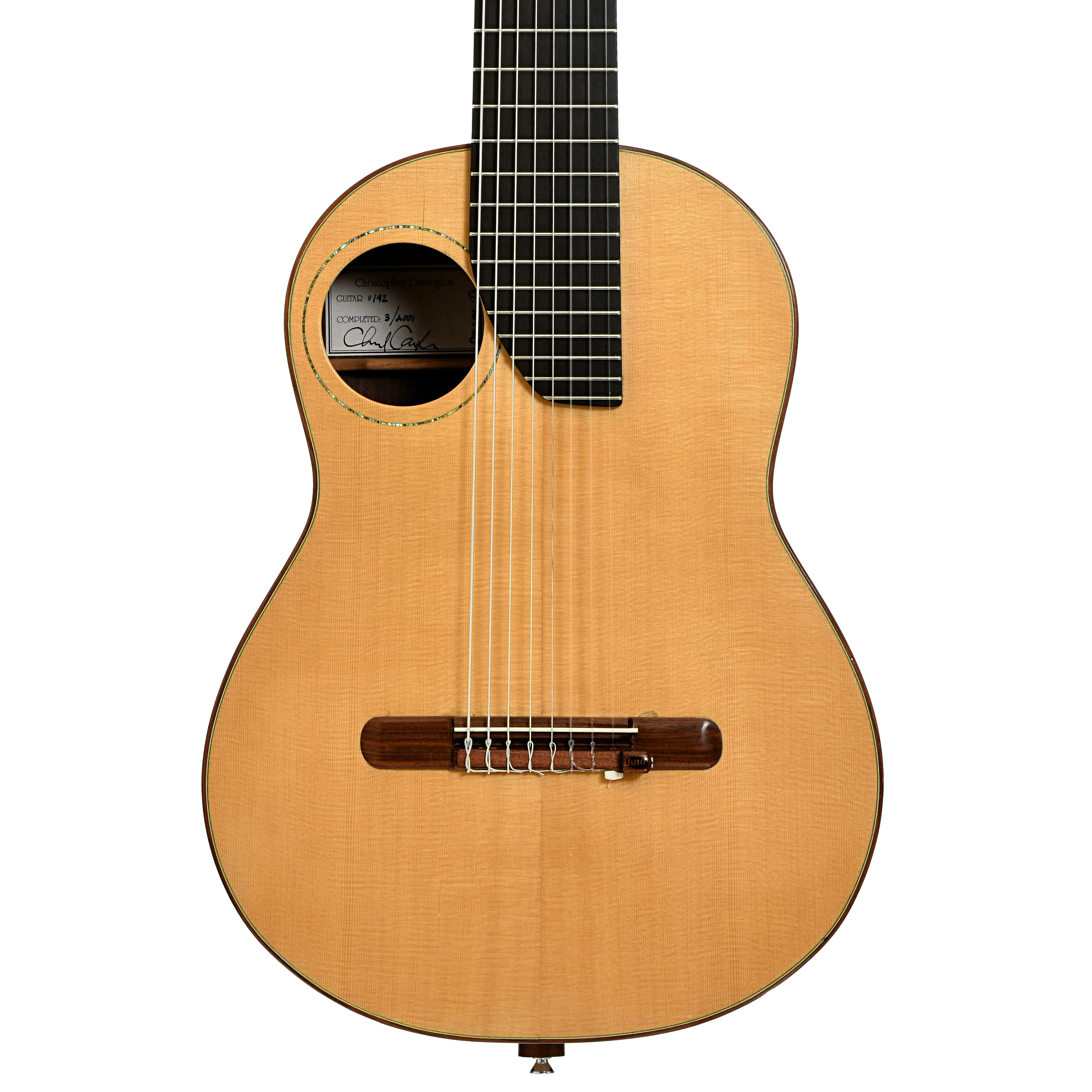 Christopher Carrington 8-String Brahms Classical Guitar (2001) - Image 2