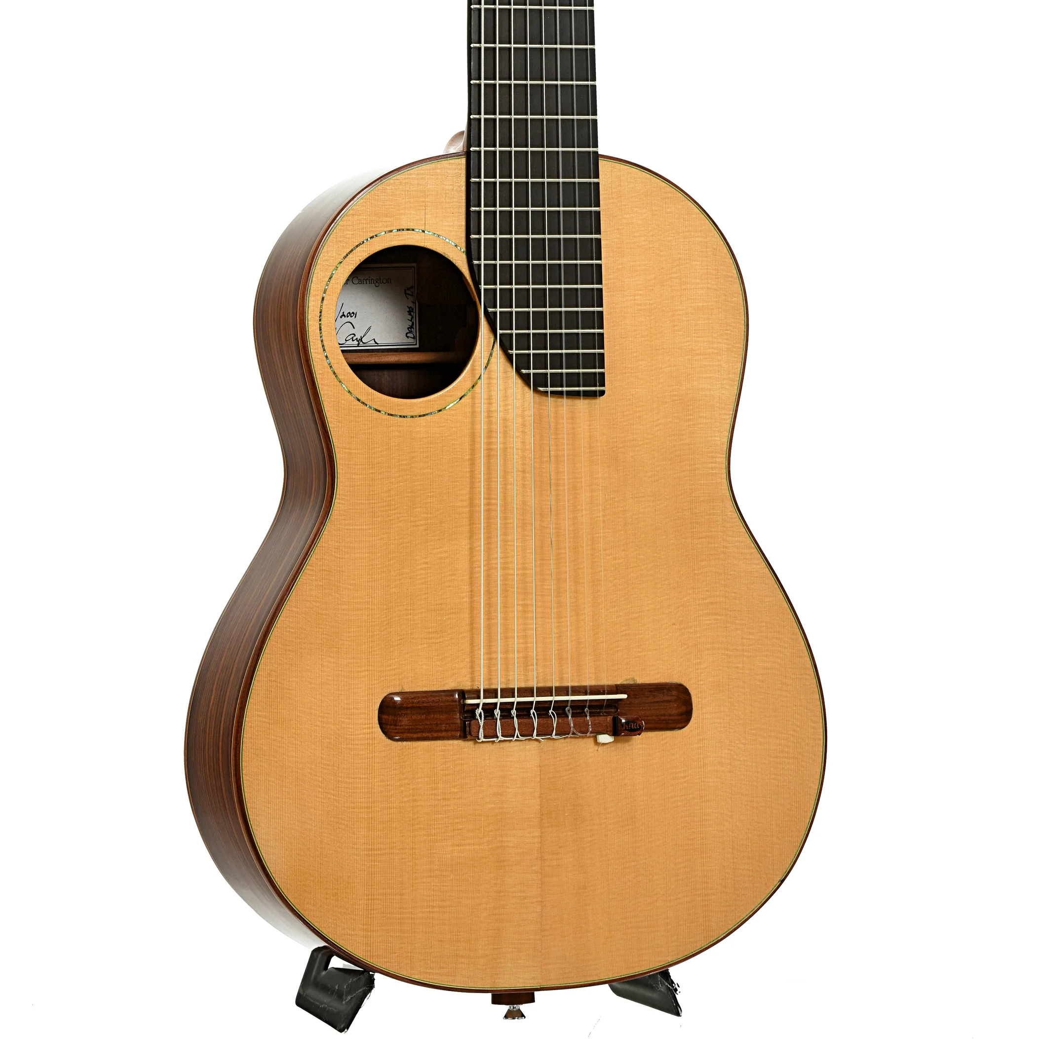 Christopher Carrington 8-String Brahms Classical Guitar (2001) - Image 4