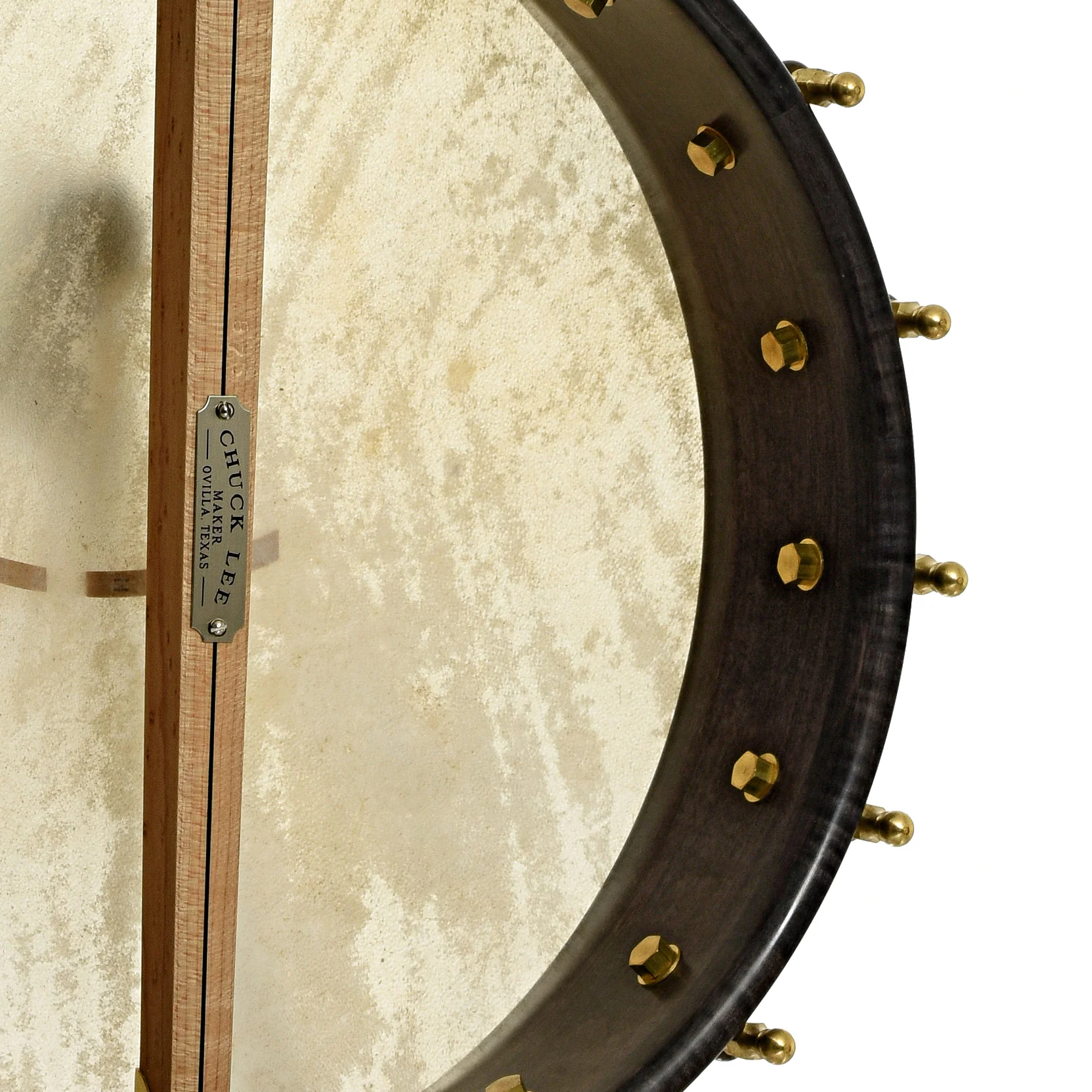 Chuck Lee Deep Hollow 12in Fretless Openback Banjo, #875 - Image 10
