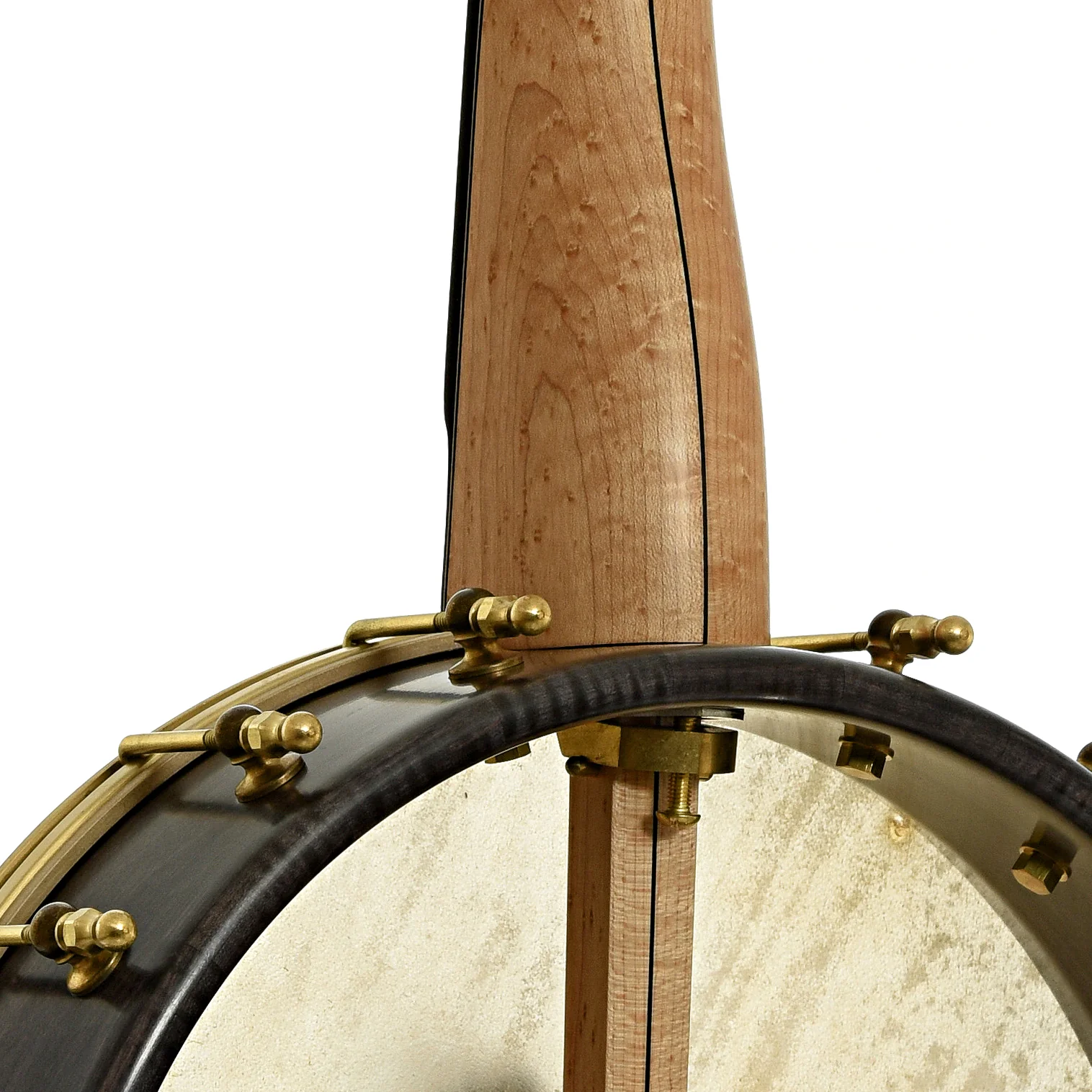 Chuck Lee Deep Hollow 12in Fretless Openback Banjo, #875 - Image 11