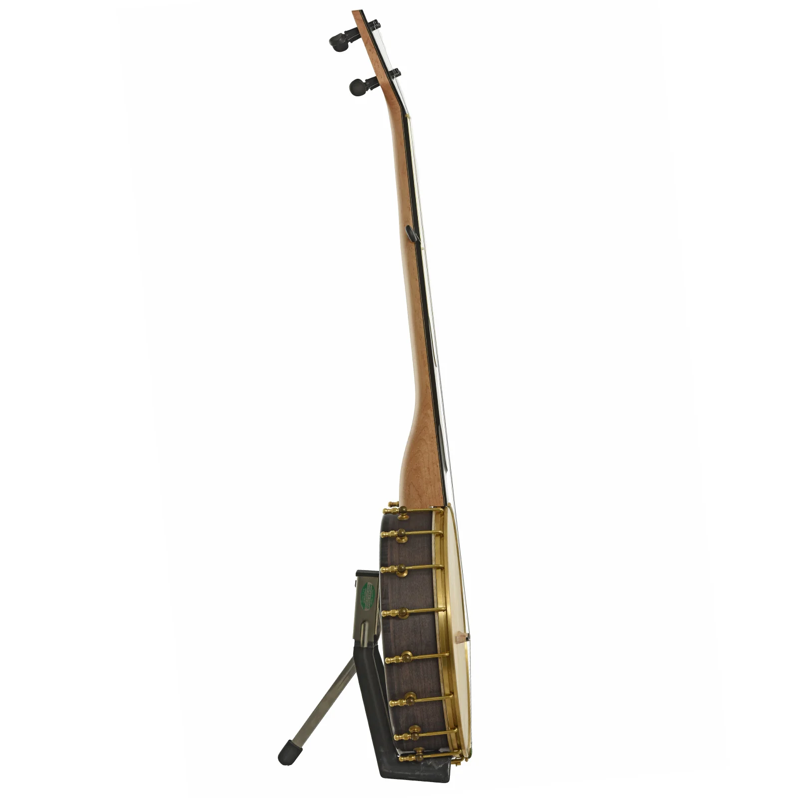 Chuck Lee Deep Hollow 12in Fretless Openback Banjo, #875 - Image 14