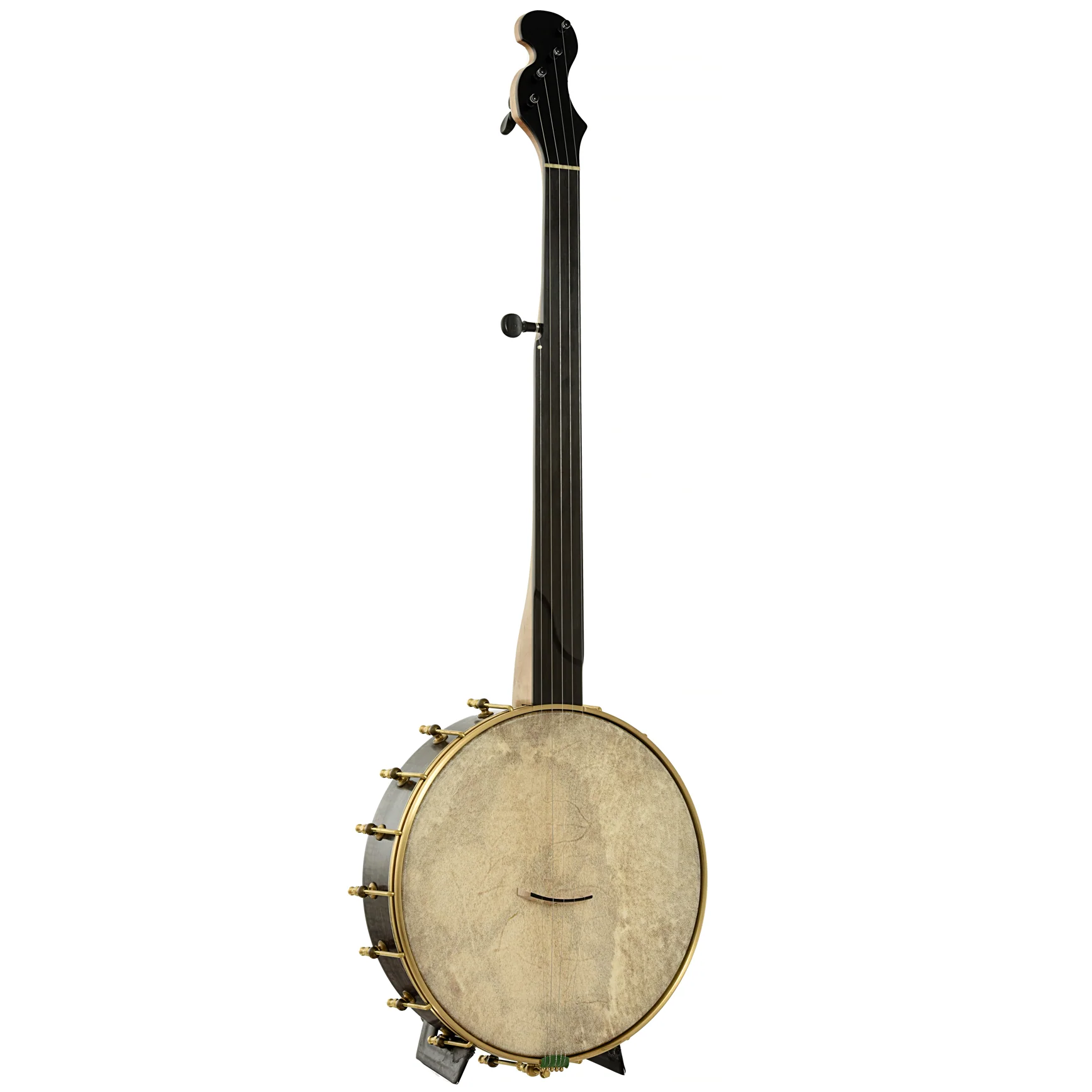 Chuck Lee Hawkins Spring 12in Fretless Openback Banjo, #876 - Image 3