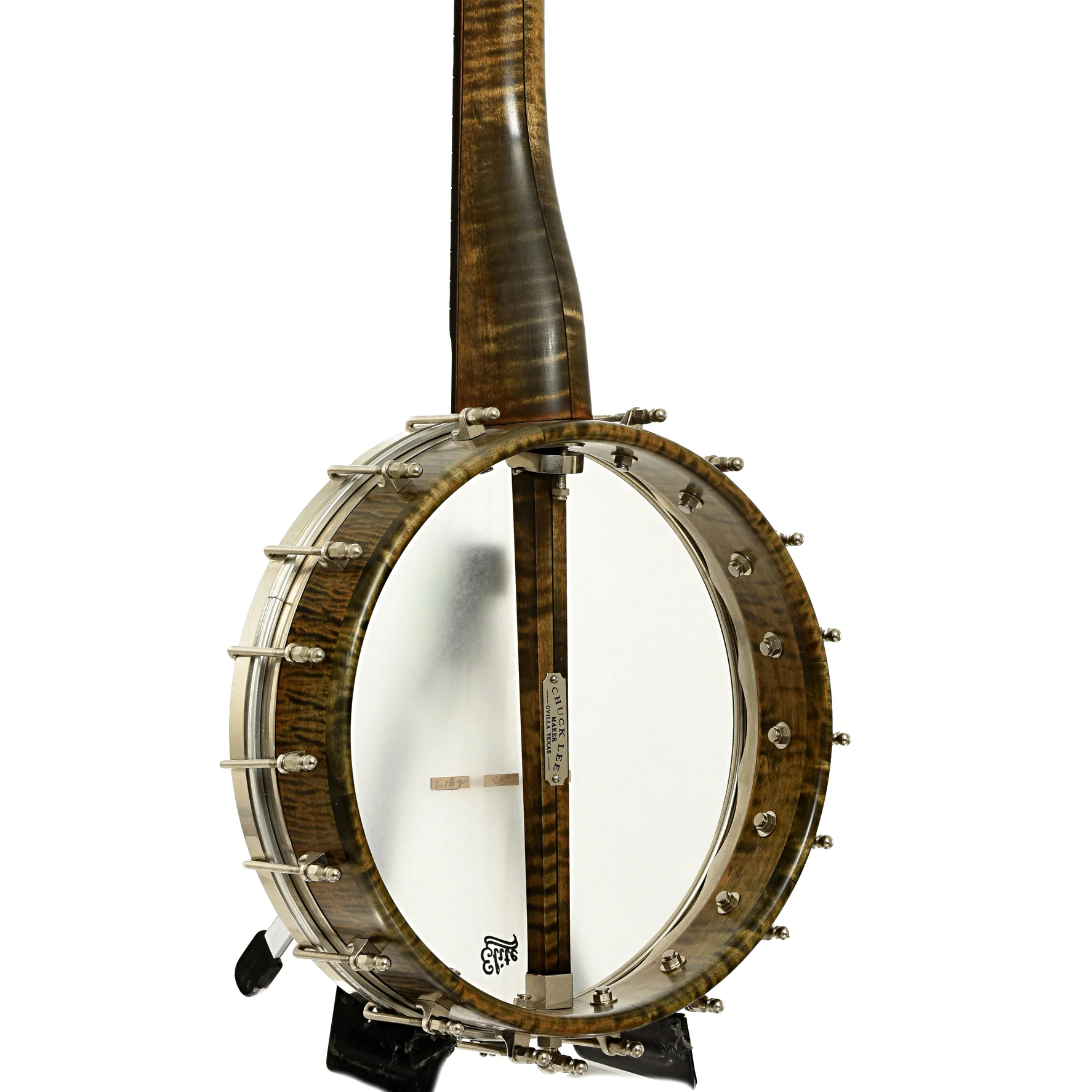 Chuck Lee Lone Star Glen Rose Custom Openback Banjo (2009) - Image 12
