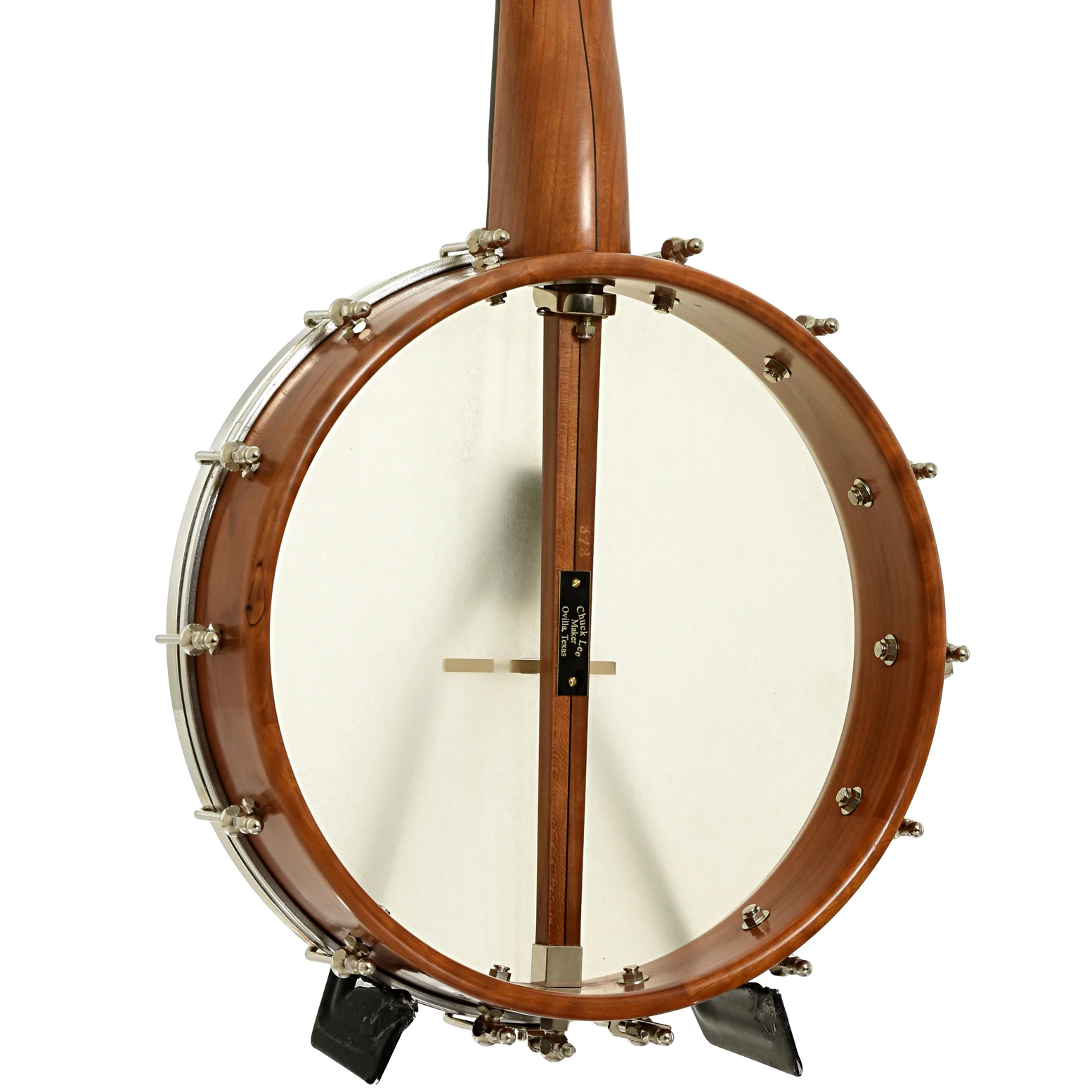Chuck Lee Ovilla 12in Openback Banjo (2007) - Image 11