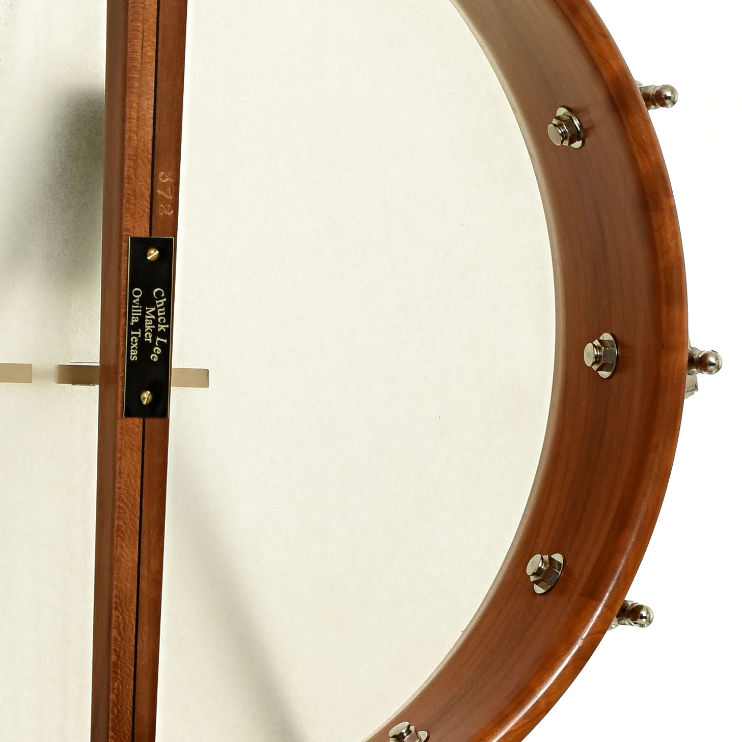 Chuck Lee Ovilla 12in Openback Banjo (2007) - Image 13