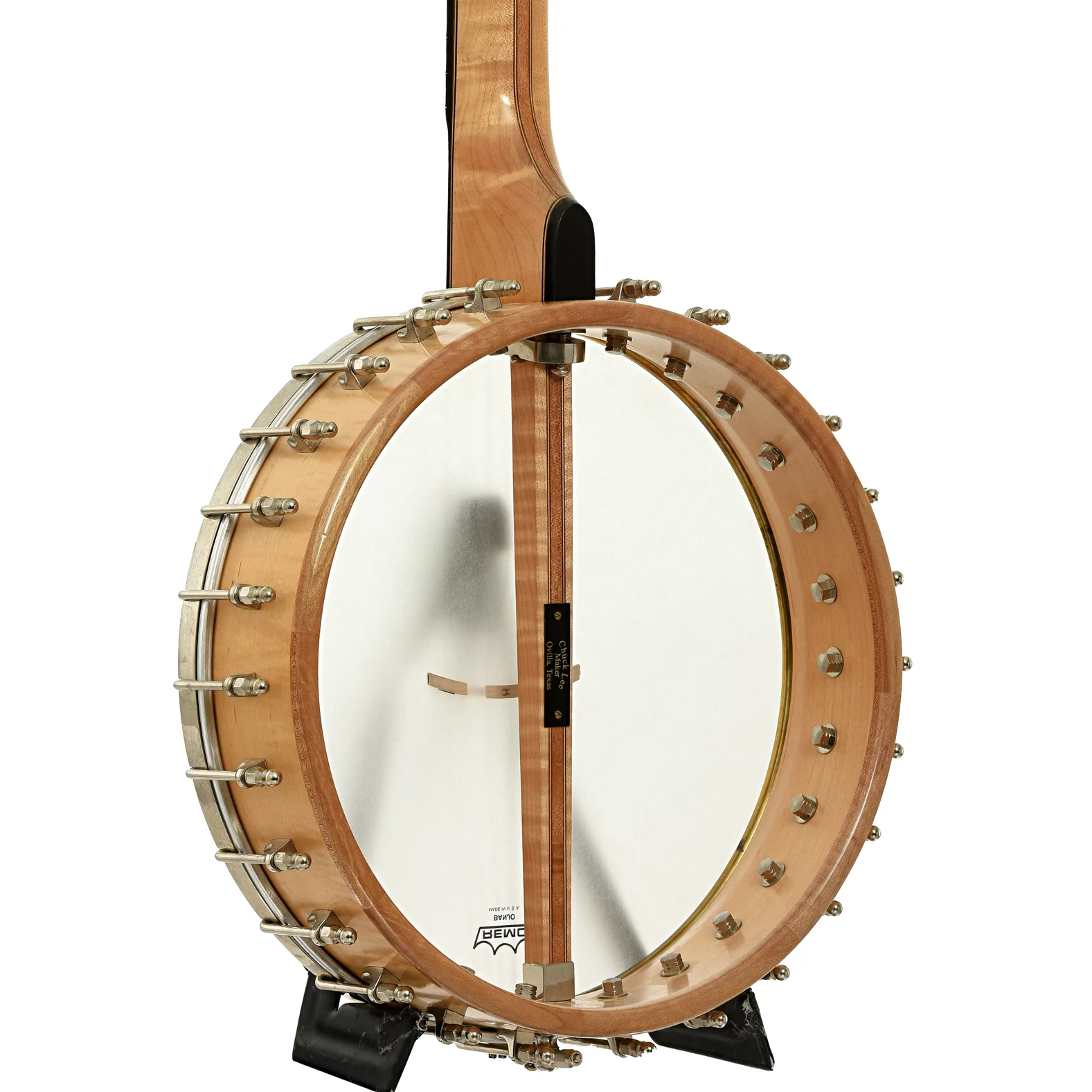 Chuck Lee Prairieville Custom Open Back Banjo (2005) - Image 11