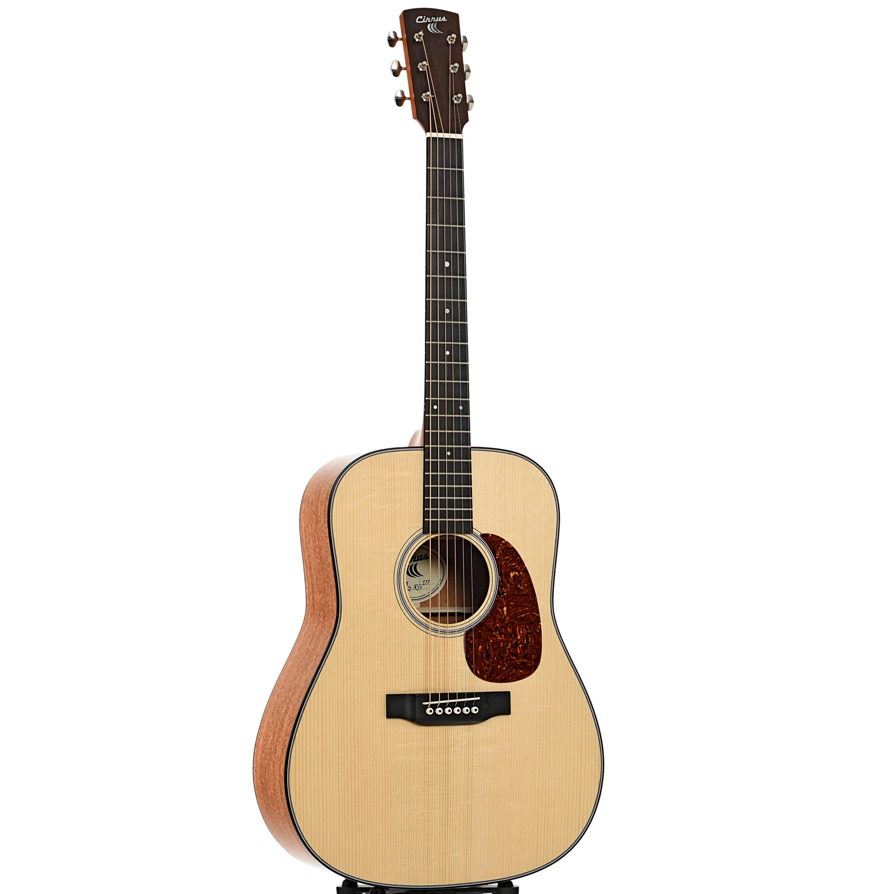 Cirrus Mahogany Dreadnought Acoustic Guitar & Case - Image 3