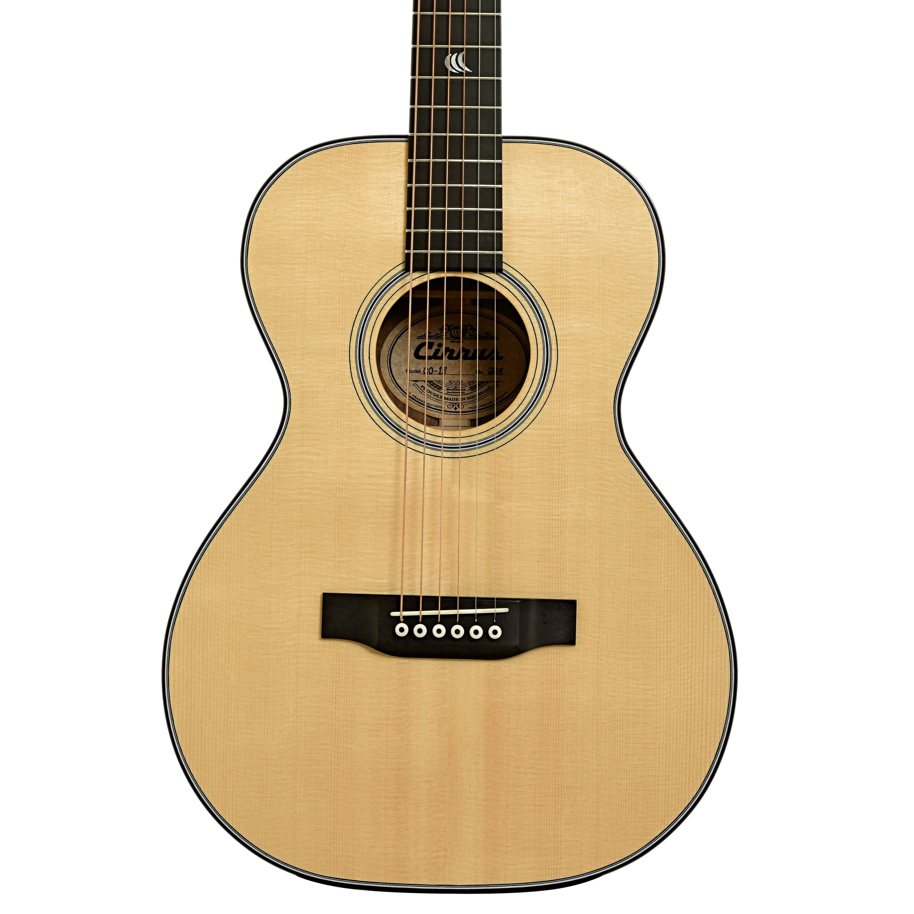 Cirrus Single 0 Walnut Acoustic Guitar & Case - Image 2