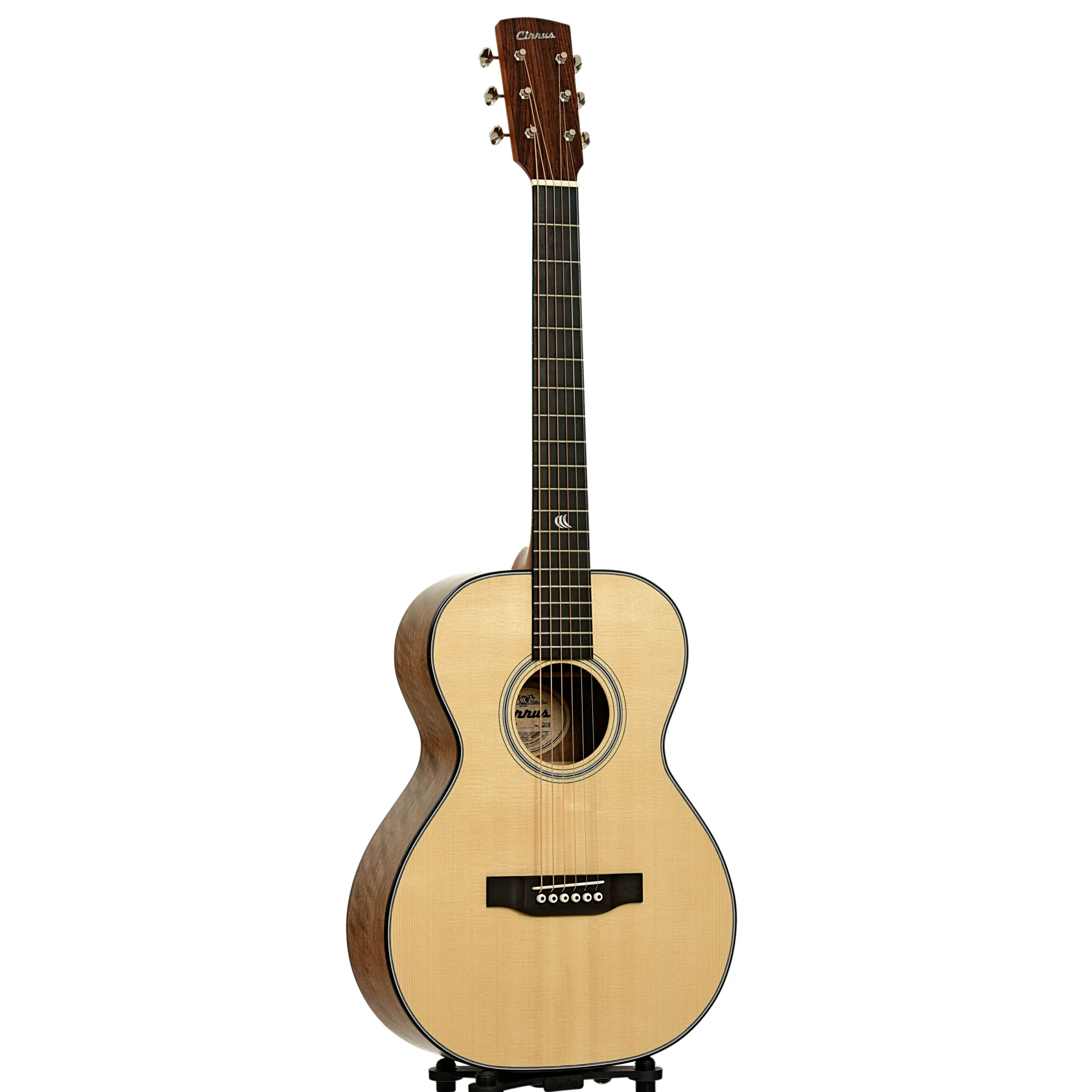 Cirrus Single 0 Walnut Acoustic Guitar & Case - Image 3