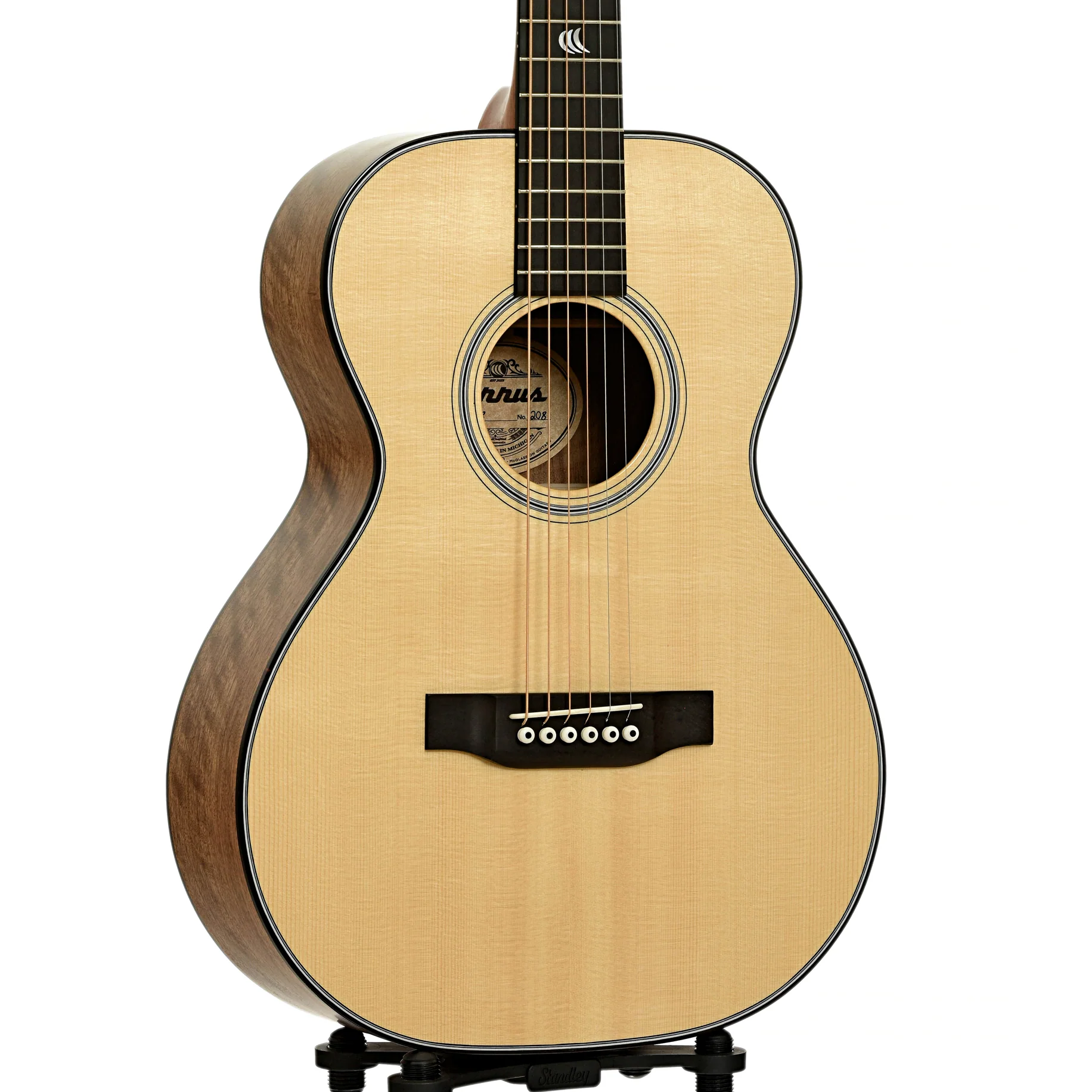 Cirrus Single 0 Walnut Acoustic Guitar & Case - Image 4