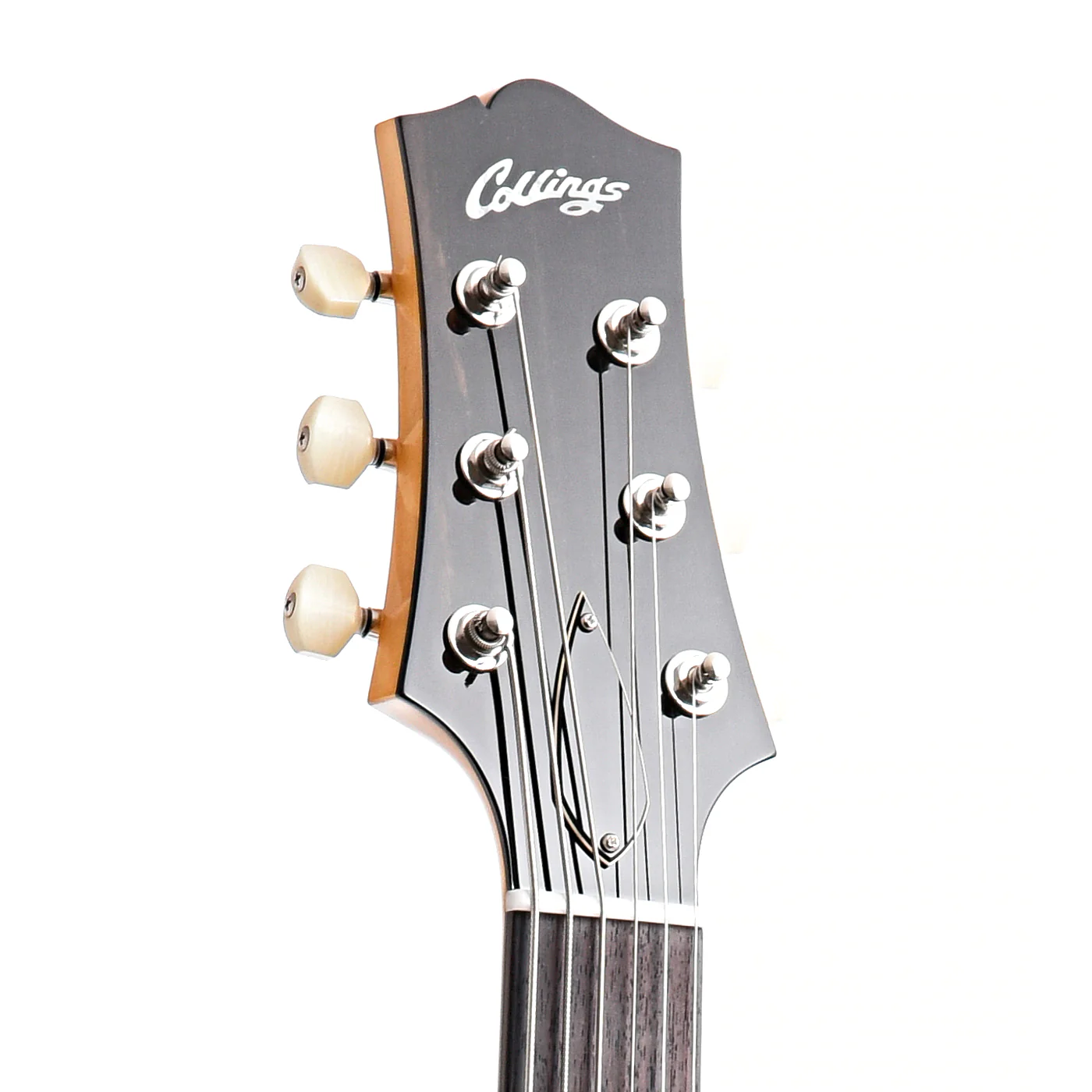 Collings 360 Baritone Electric Guitar & Case, Jet Black - Image 8