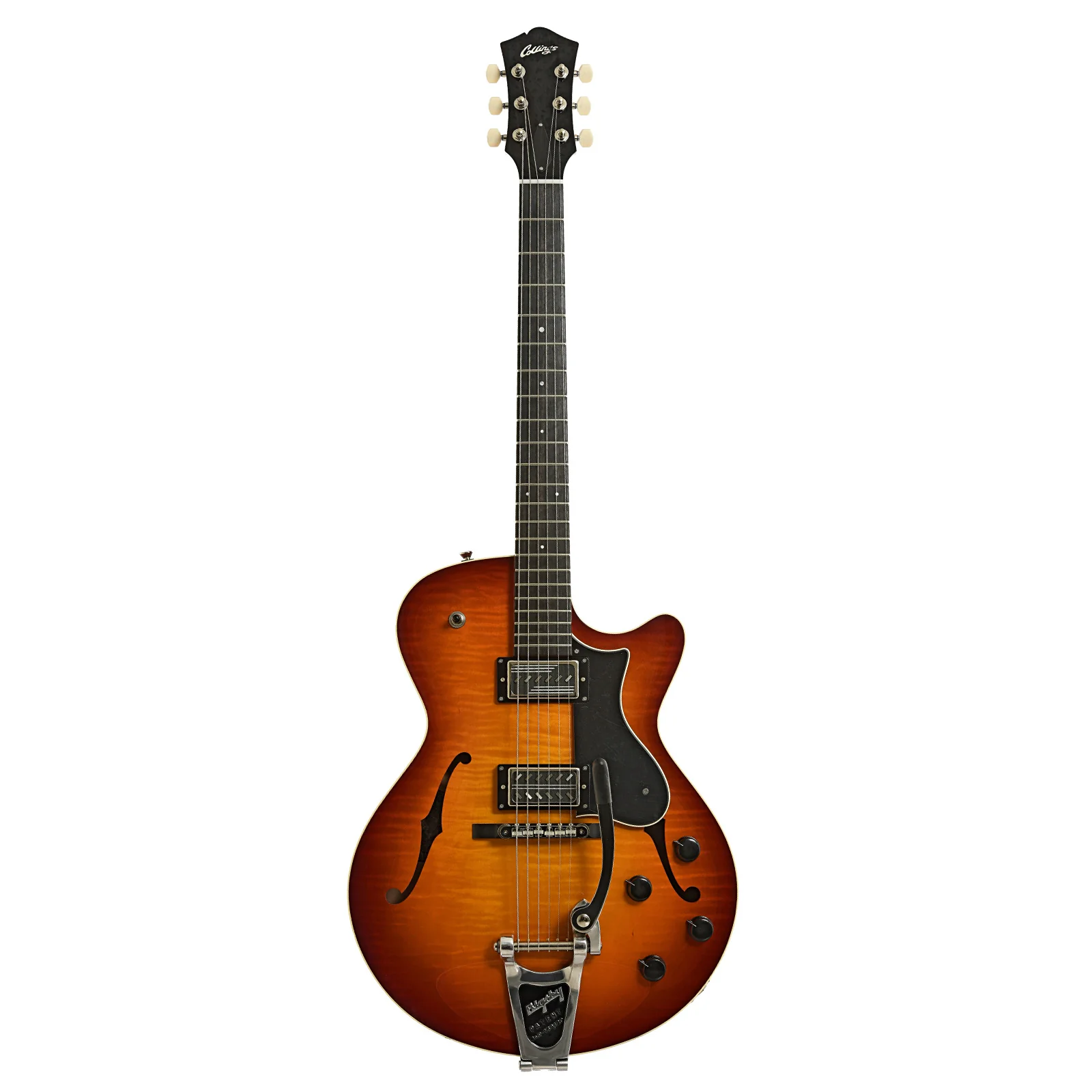Collings 620 SM LC Hollowbody Electric Guitar& Case, Dark Cherry Sunburst - Image 14