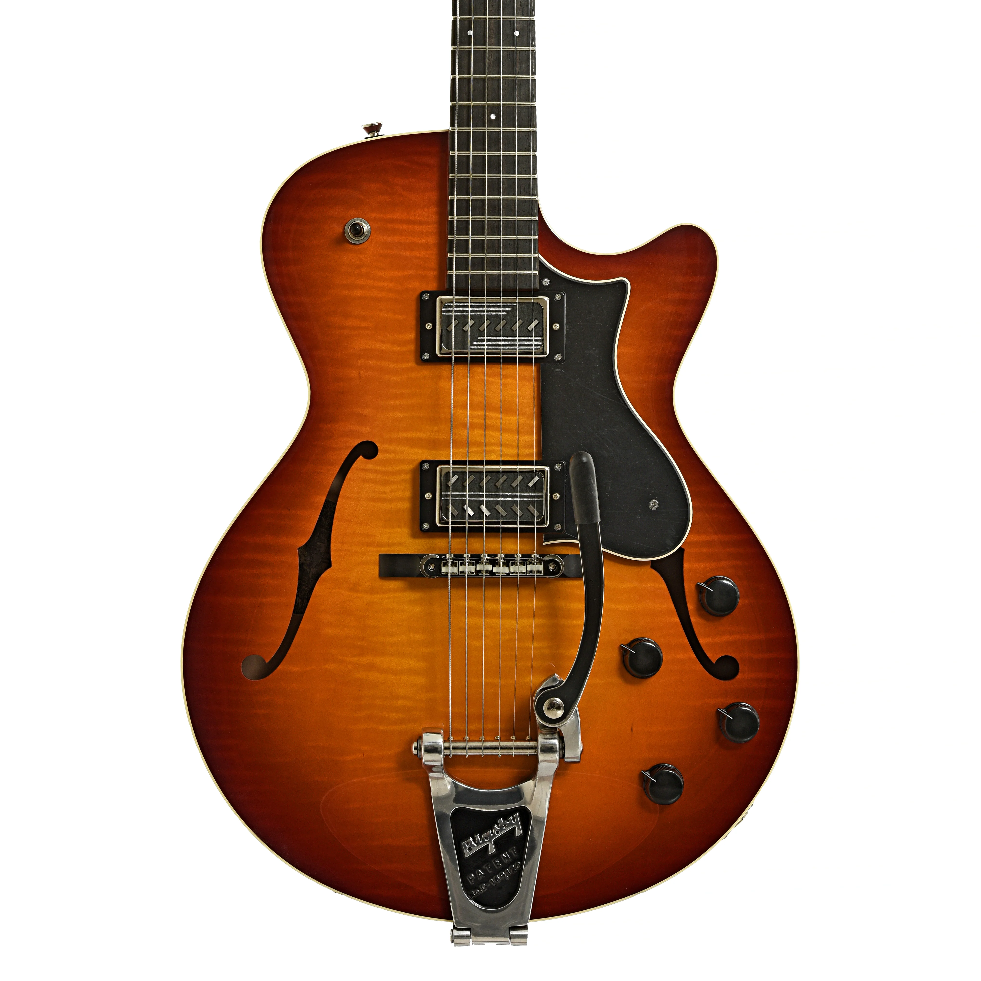 Collings 620 SM LC Hollowbody Electric Guitar& Case, Dark Cherry Sunburst - Image 2