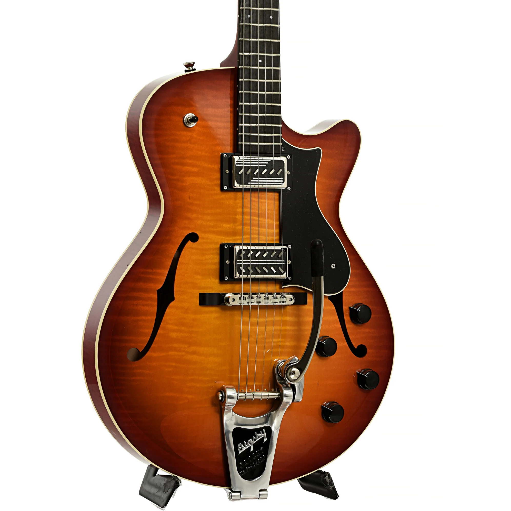 Collings 620 SM LC Hollowbody Electric Guitar& Case, Dark Cherry Sunburst - Image 4
