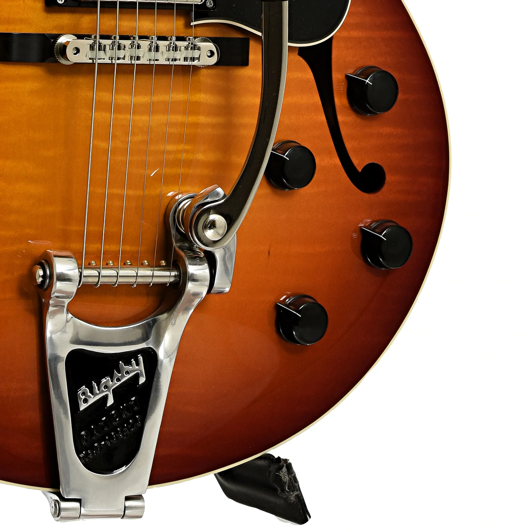 Collings 620 SM LC Hollowbody Electric Guitar& Case, Dark Cherry Sunburst - Image 5