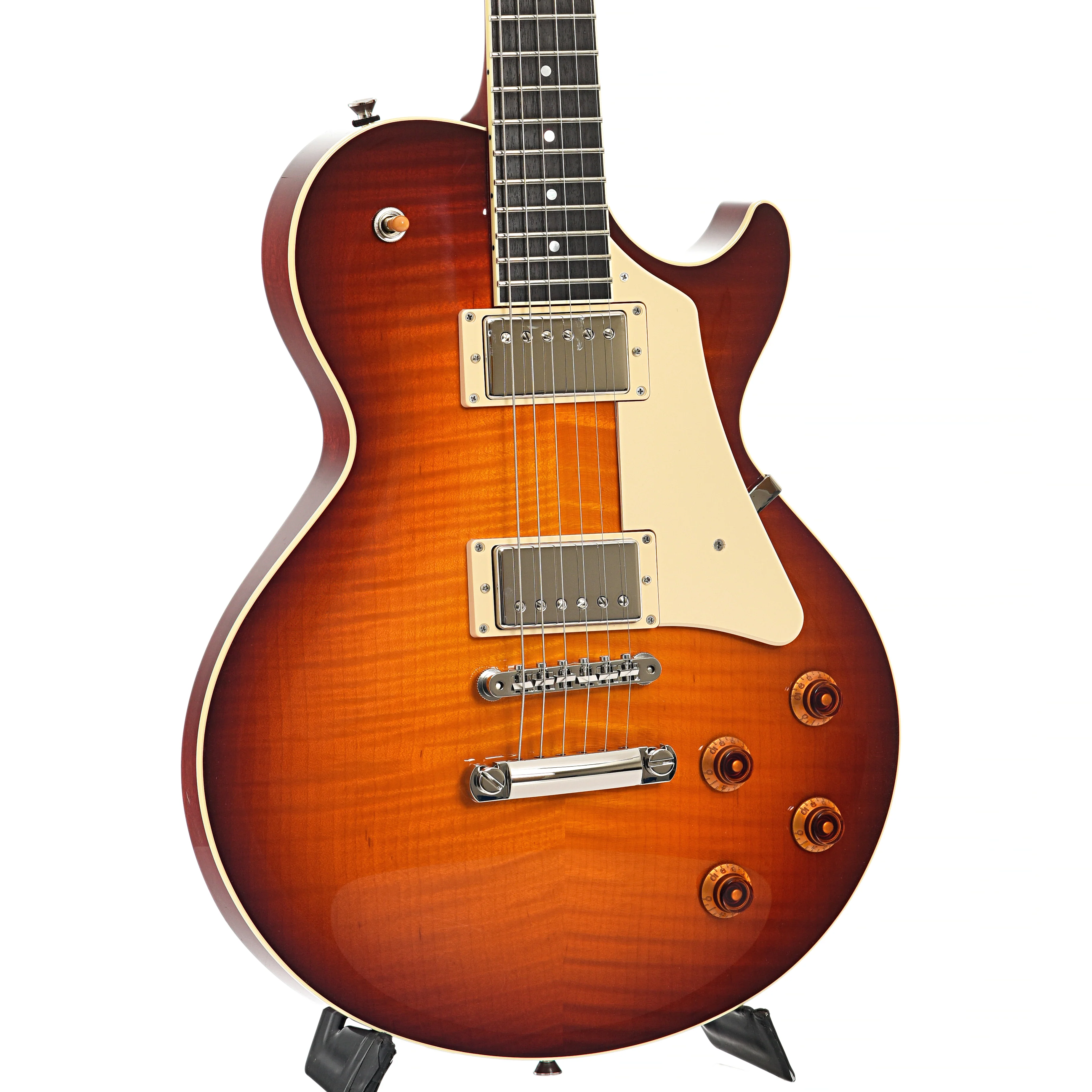 Collings CL Electric Guitar & Case, Dark Cherry Sunburst - Image 4