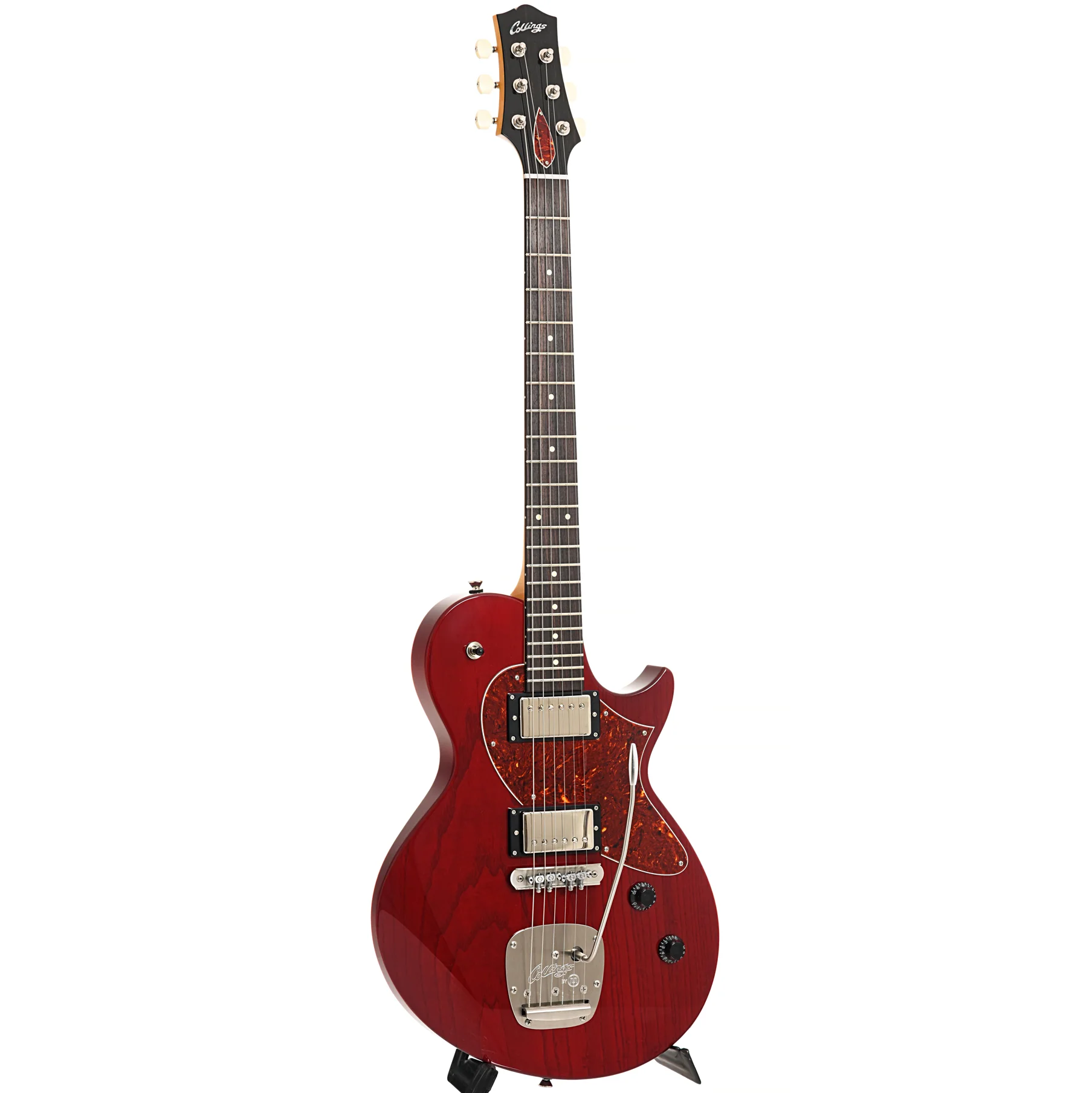 Collings Custom 360 LT M Electric Guitar & Case, Crimson - Image 3