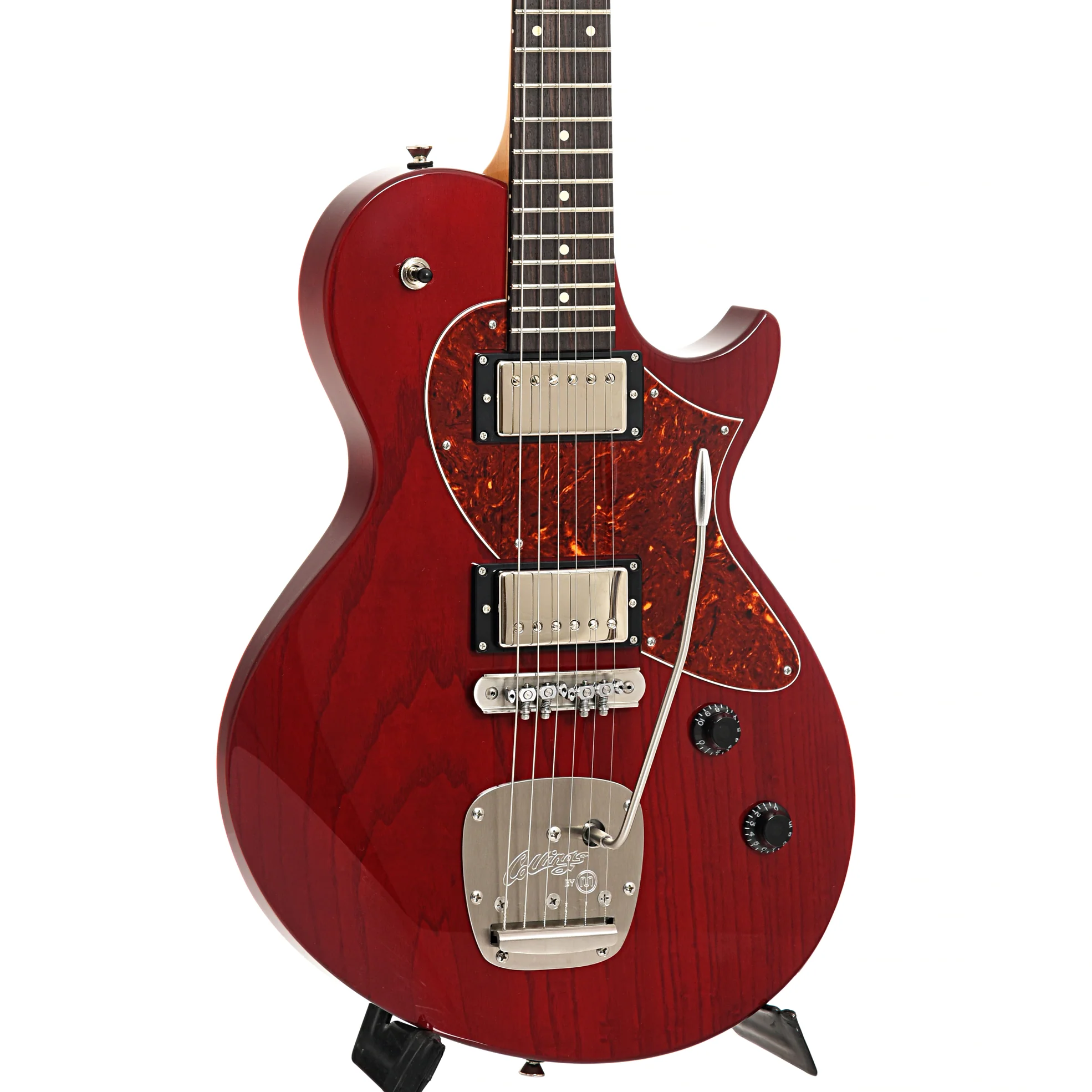 Collings Custom 360 LT M Electric Guitar & Case, Crimson - Image 4