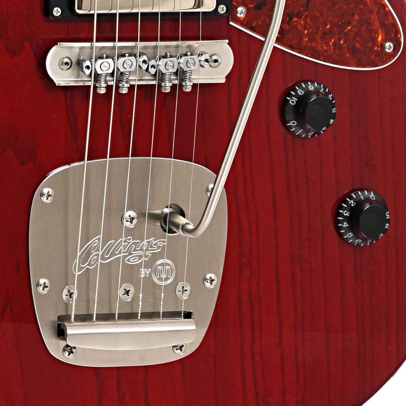 Collings Custom 360 LT M Electric Guitar & Case, Crimson - Image 5