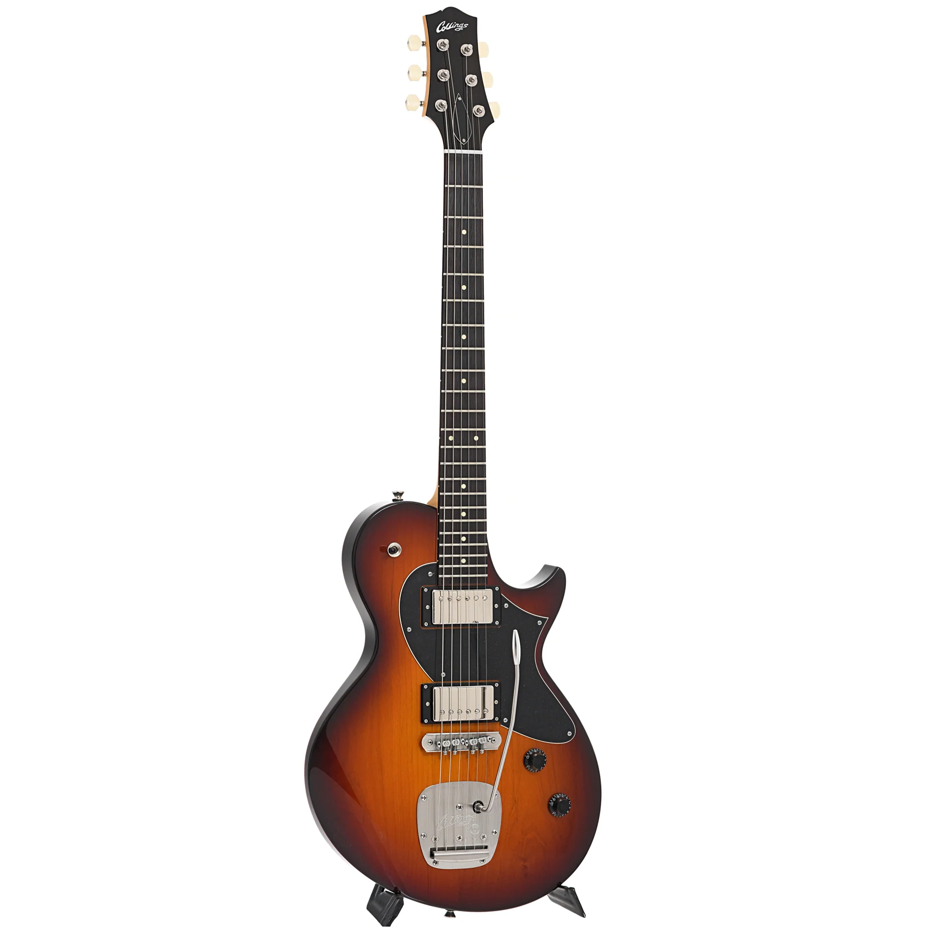 Collings Custom 360 LT M Electric Guitar & Case, Sunburst - Image 3