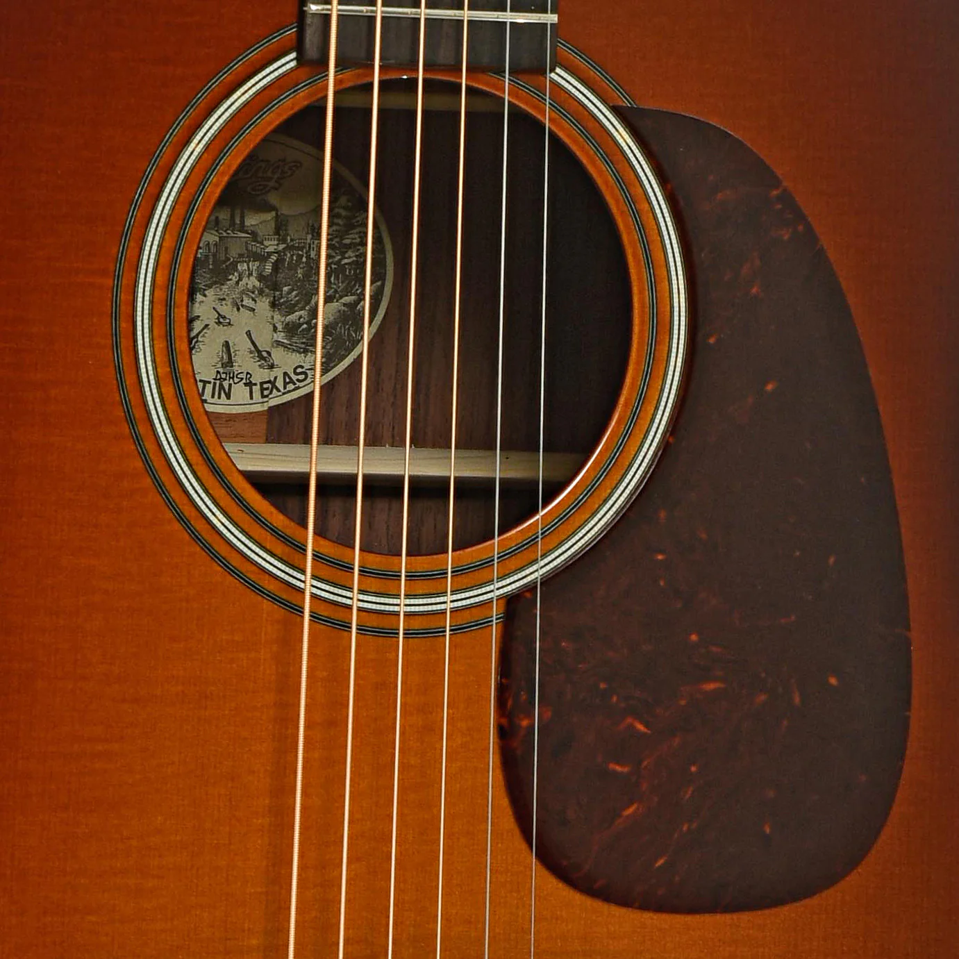 Collings D2H Sunburst Acoustic Guitar & Case - Image 6