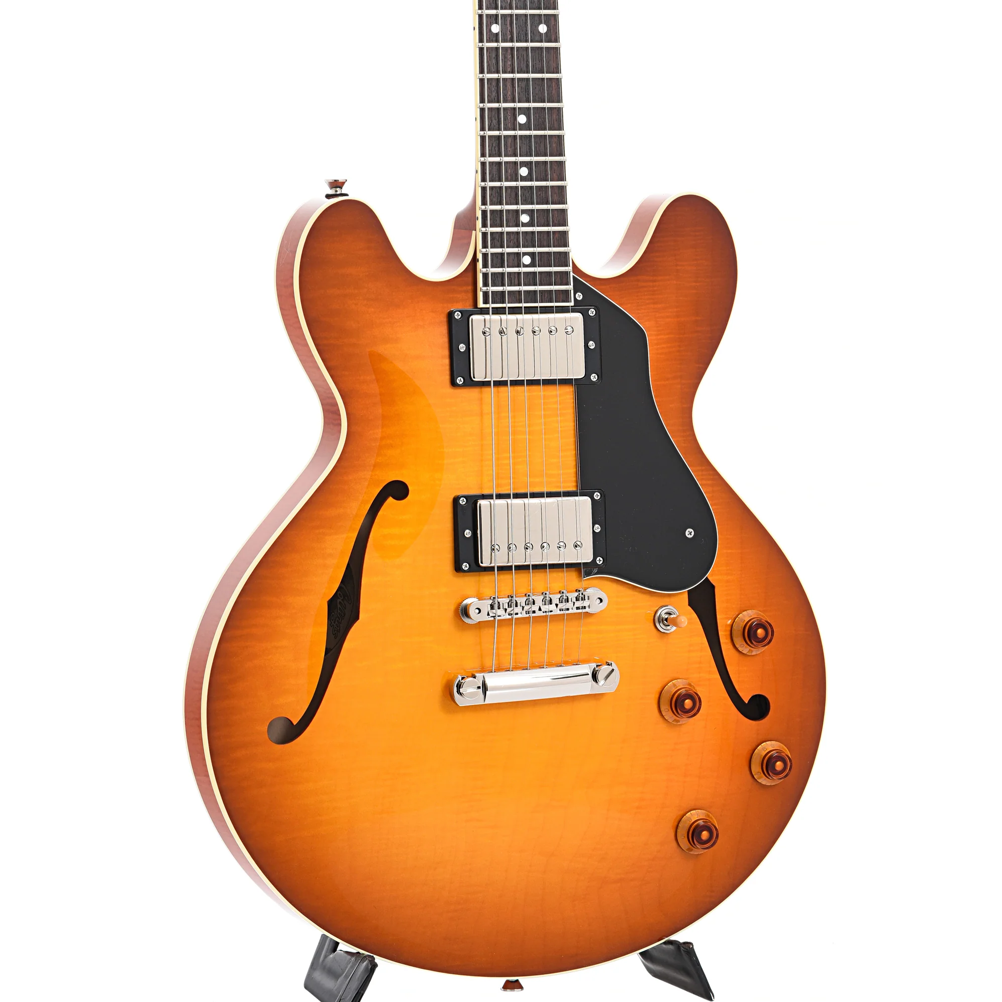 Collings I-35 LC Semi-Hollowbody Electric Guitar & Case, Iced Tea Sunburst - Image 4