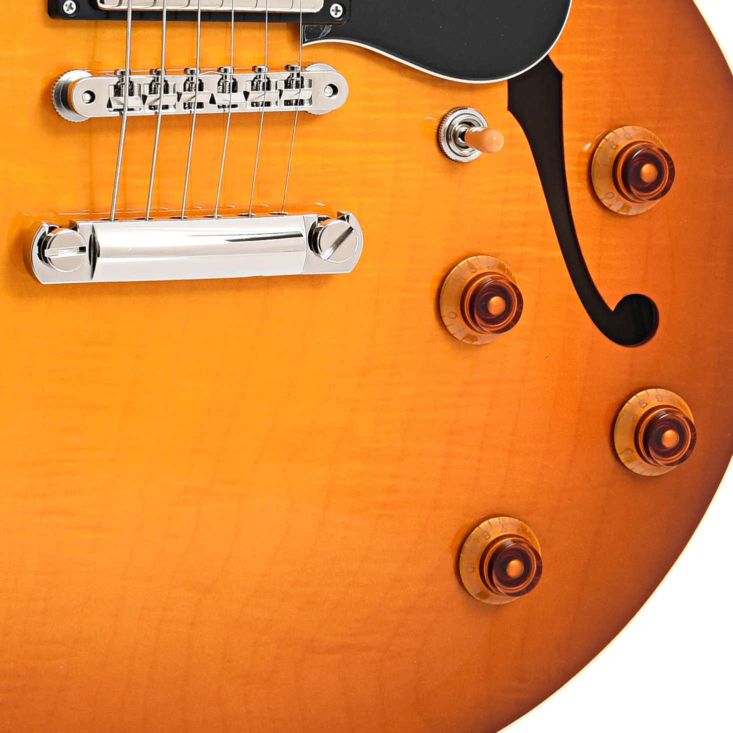 Collings I-35 LC Semi-Hollowbody Electric Guitar & Case, Iced Tea Sunburst - Image 5