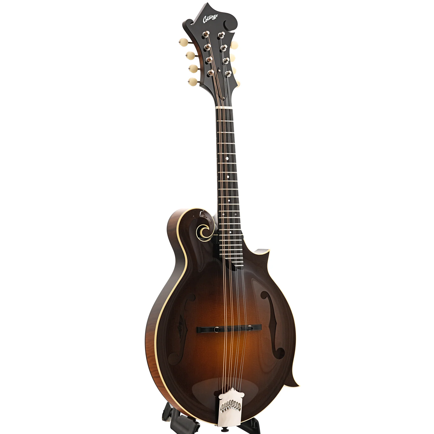 Collings MF F-Style Sunburst Mandolin & Case, Ivroid Binding - Image 11