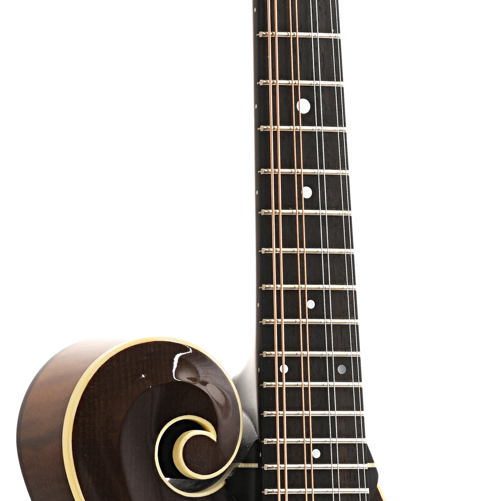 Collings MF F-Style Sunburst Mandolin & Case, Ivroid Binding - Image 6