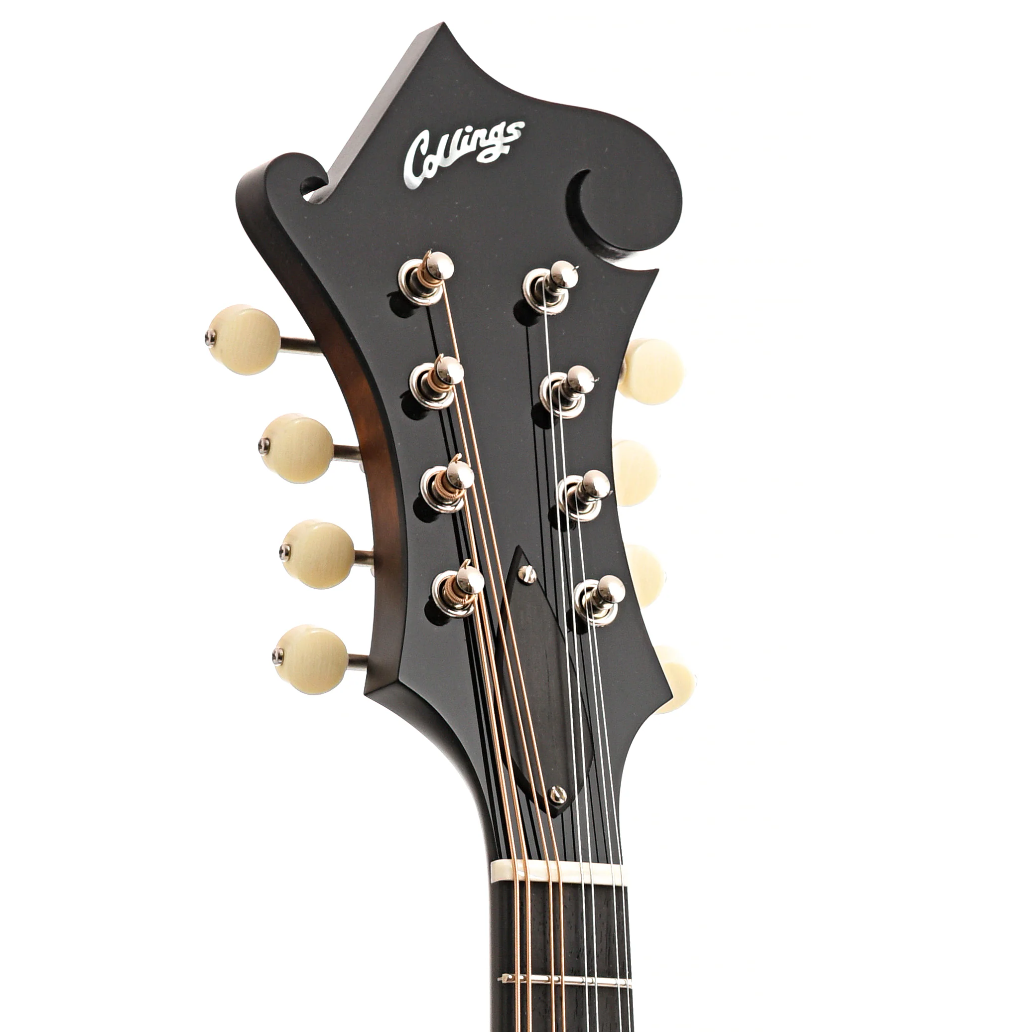Collings MF F-Style Sunburst Mandolin & Case, Ivroid Binding - Image 7