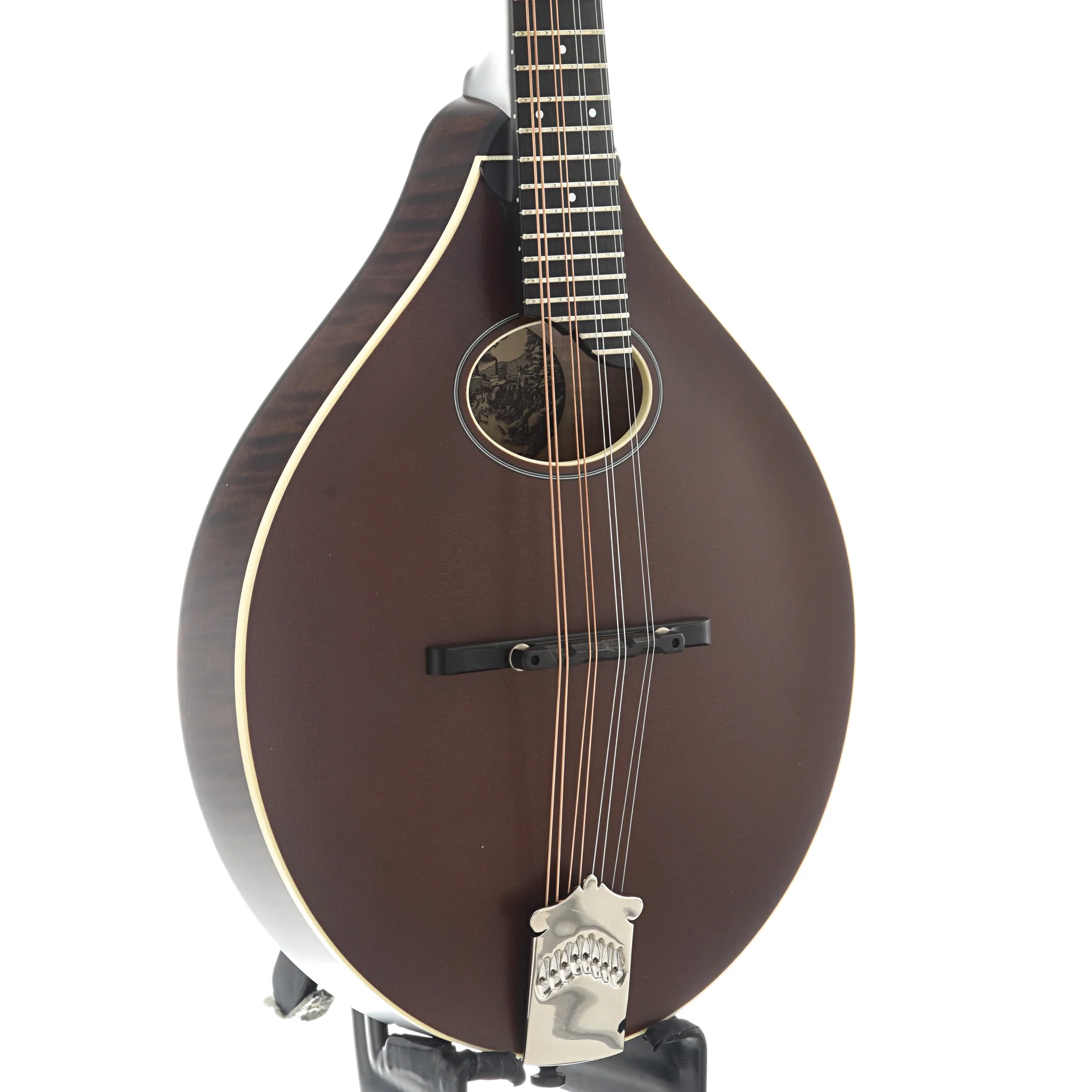 Collings MT O Oval-Hole A-Style Satin Finish Mandolin & Case, Sheraton Brown - Image 3