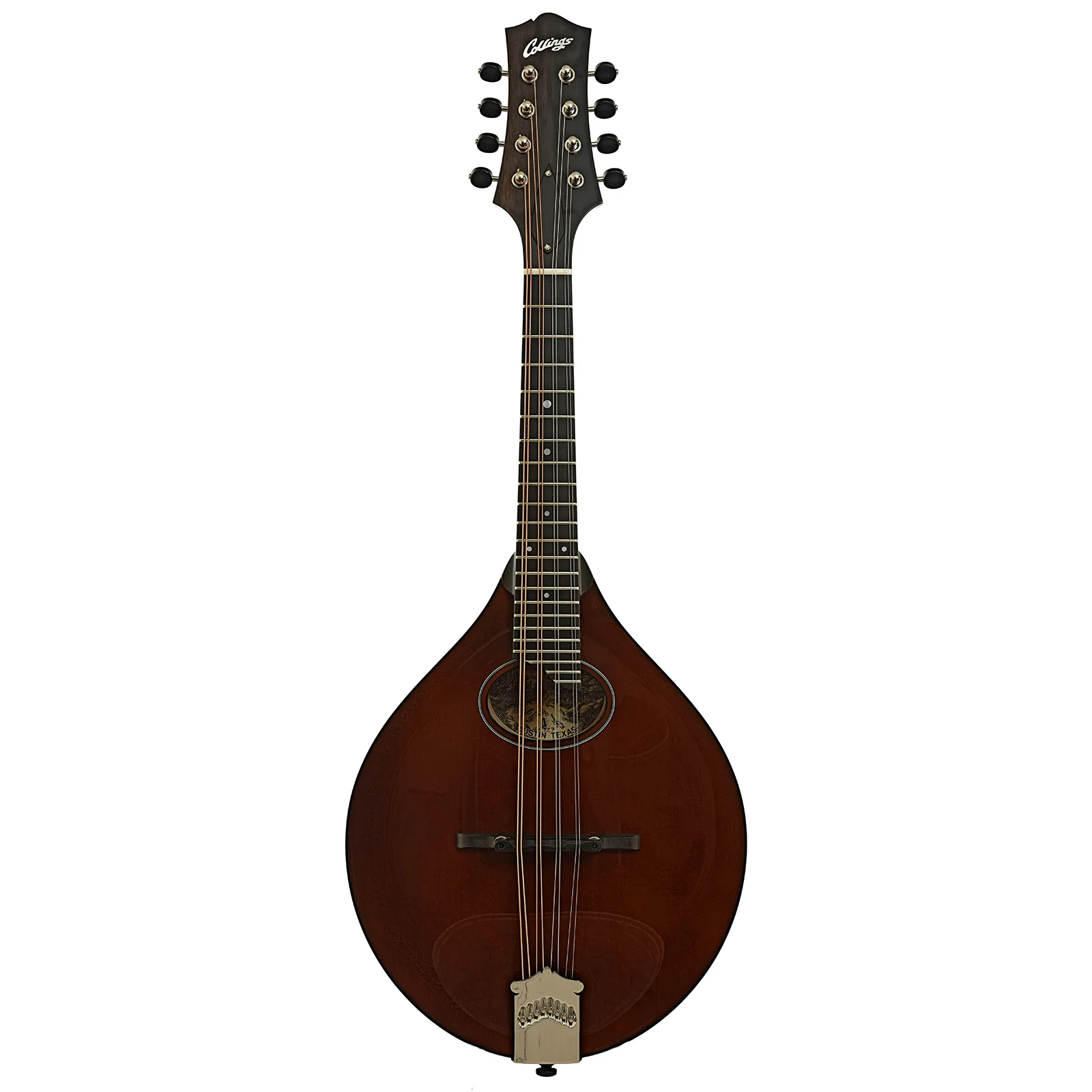 Collings MT O Oval-Hole A-Style Gloss Top Mandolin & Case, Sheraton Brown - Image 14