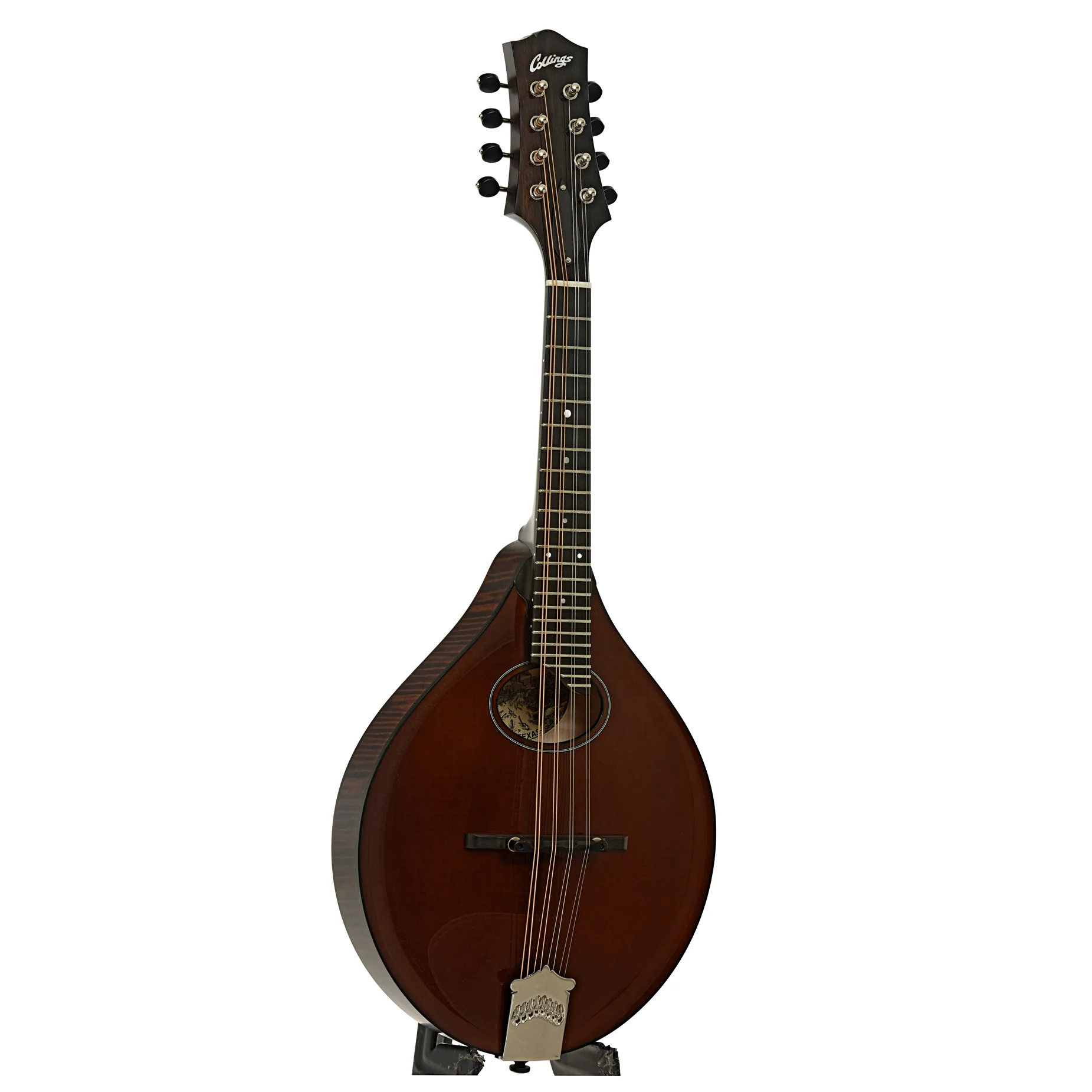 Collings MT O Oval-Hole A-Style Gloss Top Mandolin & Case, Sheraton Brown - Image 3