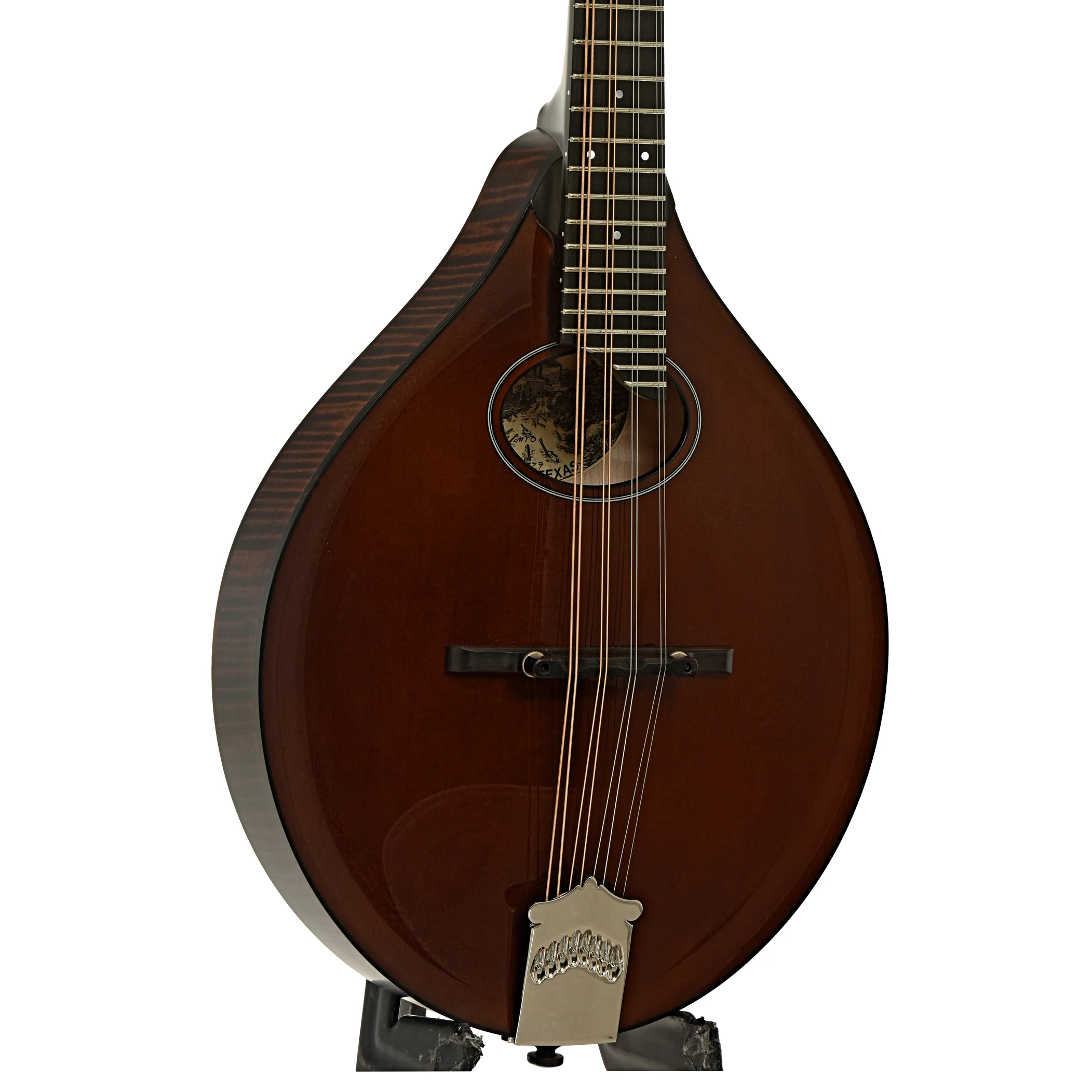 Collings MT O Oval-Hole A-Style Gloss Top Mandolin & Case, Sheraton Brown - Image 4