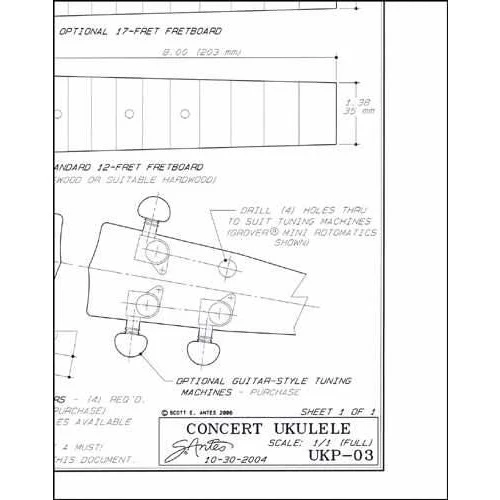 Blueprint - Concert Ukulele - Image 2