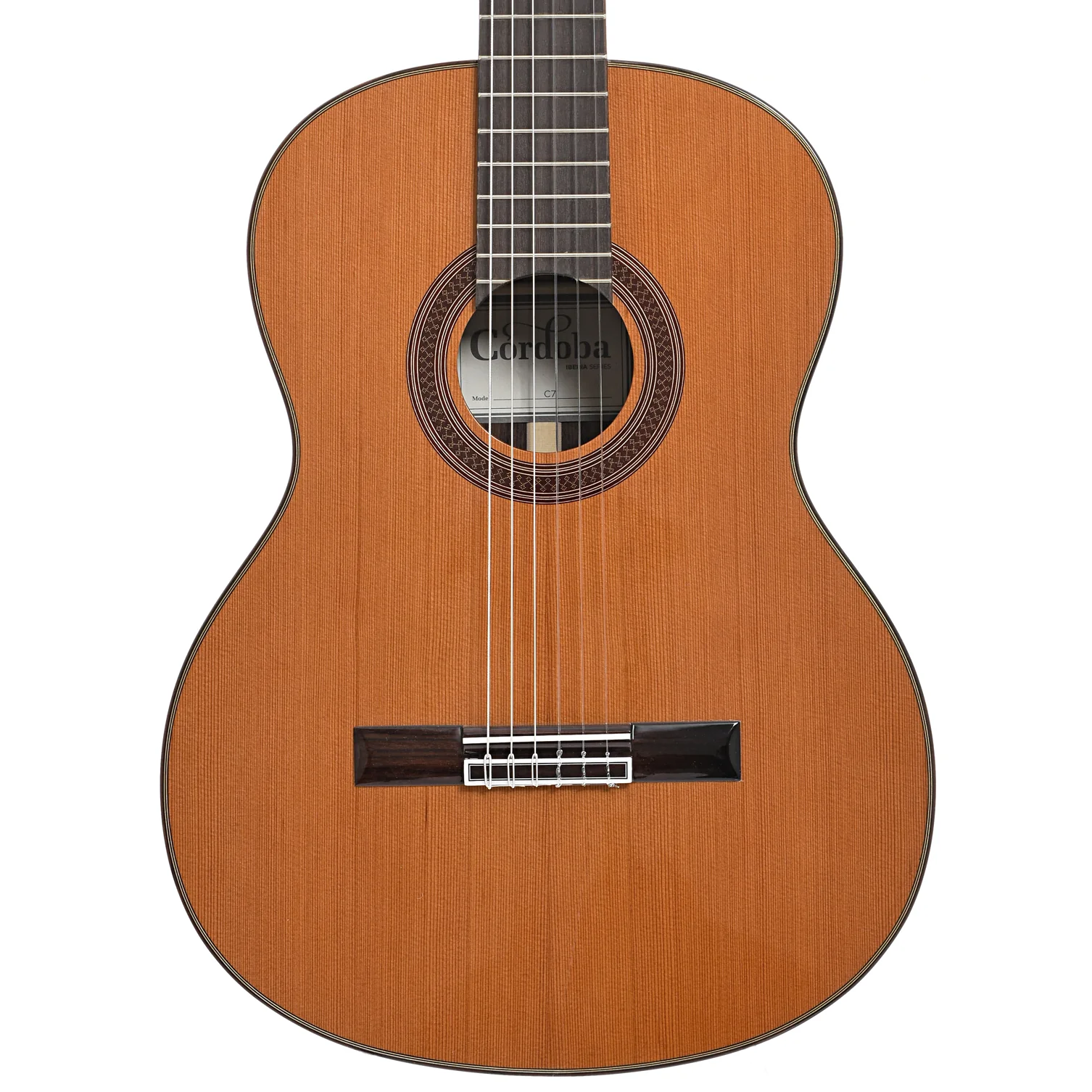 Cordoba C7 Cedar Top Classical Guitar (recent) - Image 2
