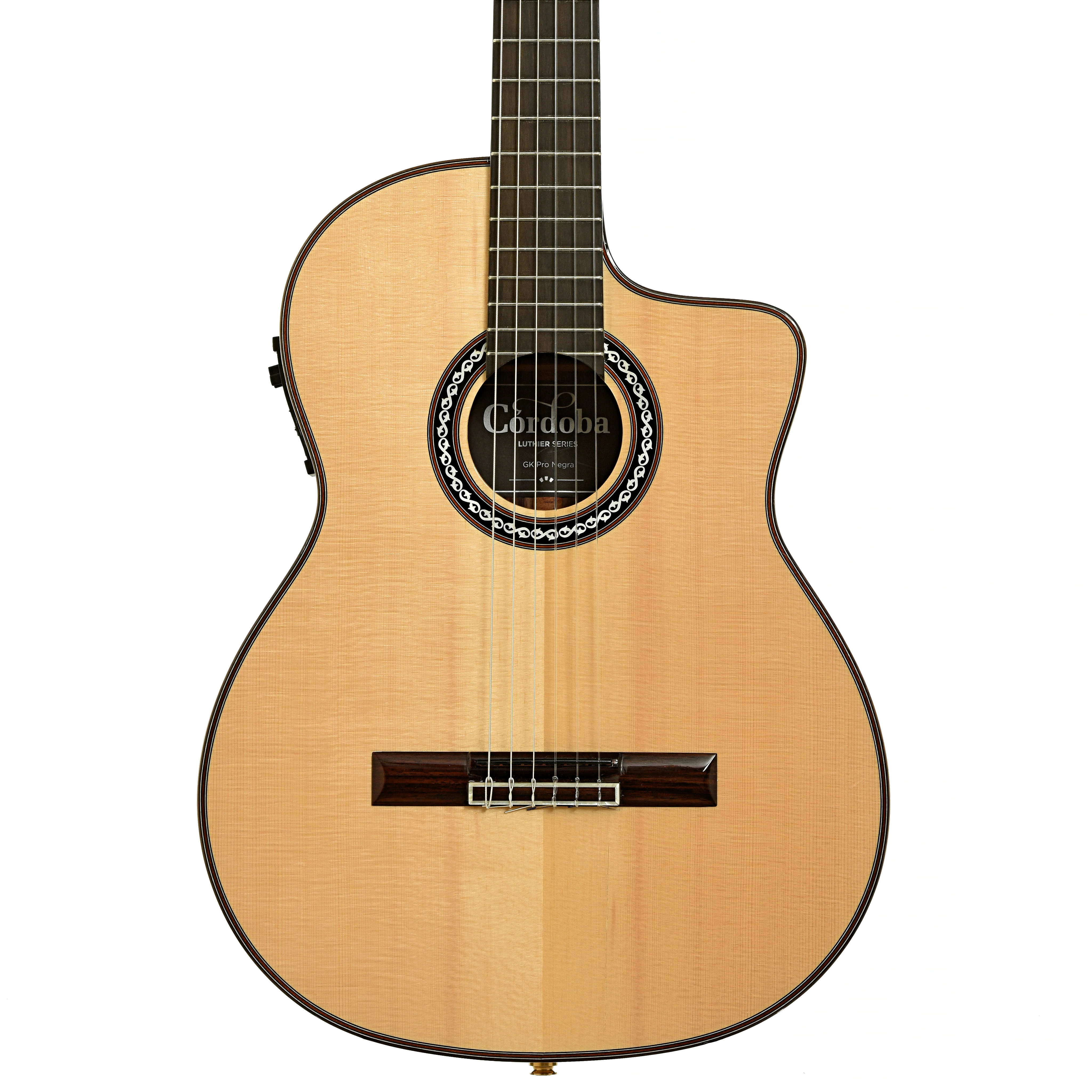 Cordoba GK Pro Negra Acoustic-Electric Flamenco Guitar (c.2017) - Image 2