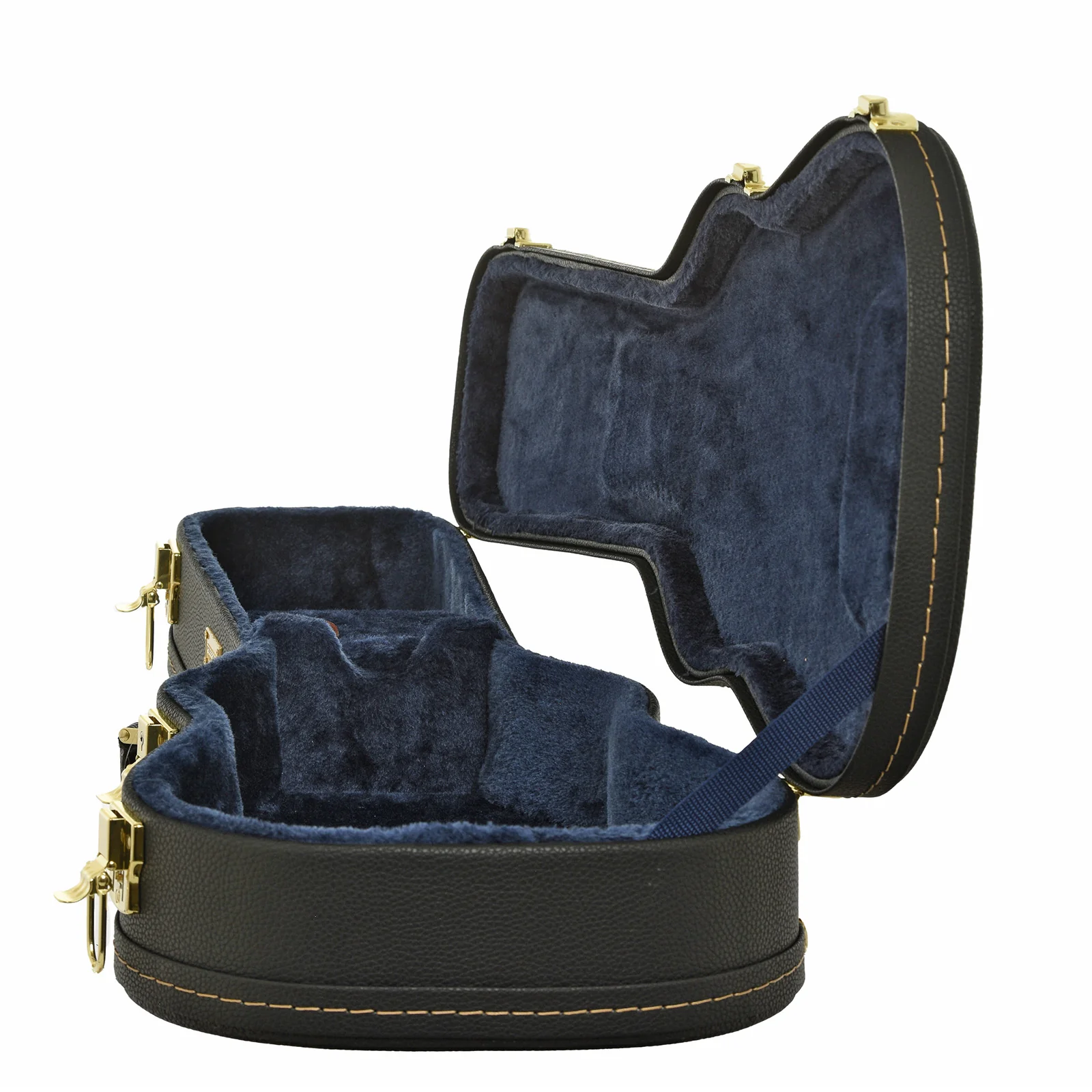 Crossrock Case Company CRW620BU Hardshell Baritone Uke Case, Black - Image 3