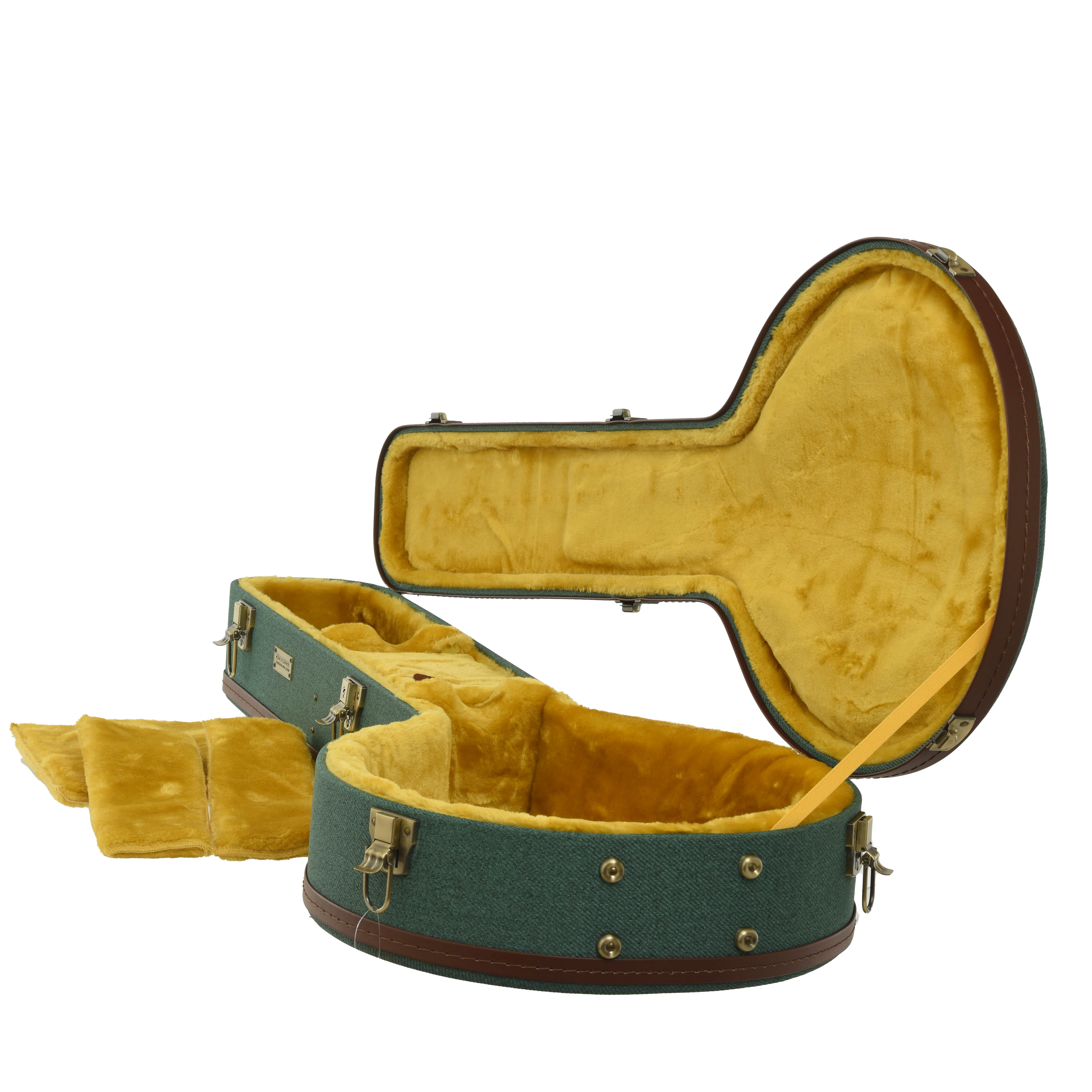 Crossrock Openback Banjo Case, Malachite Blue - Image 3