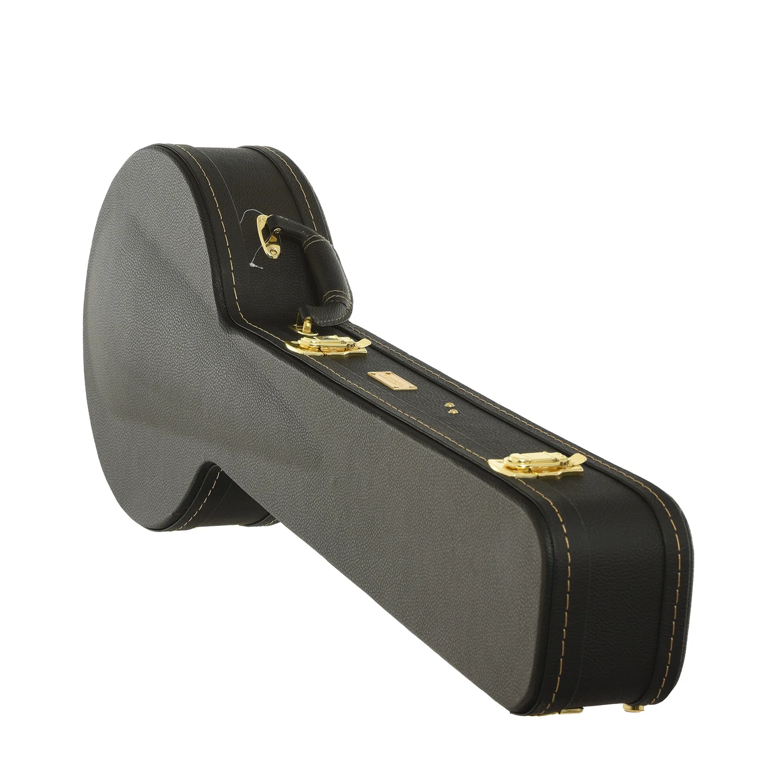 Crossrock Case Company Openback Banjo Hardshell Case, Black - Image 2