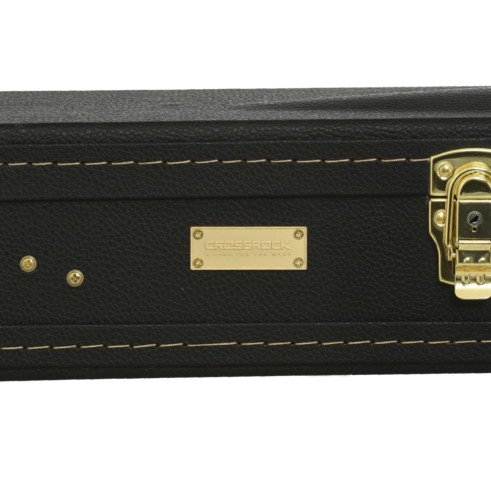 Crossrock Case Company Openback Banjo Hardshell Case, Black - Image 4