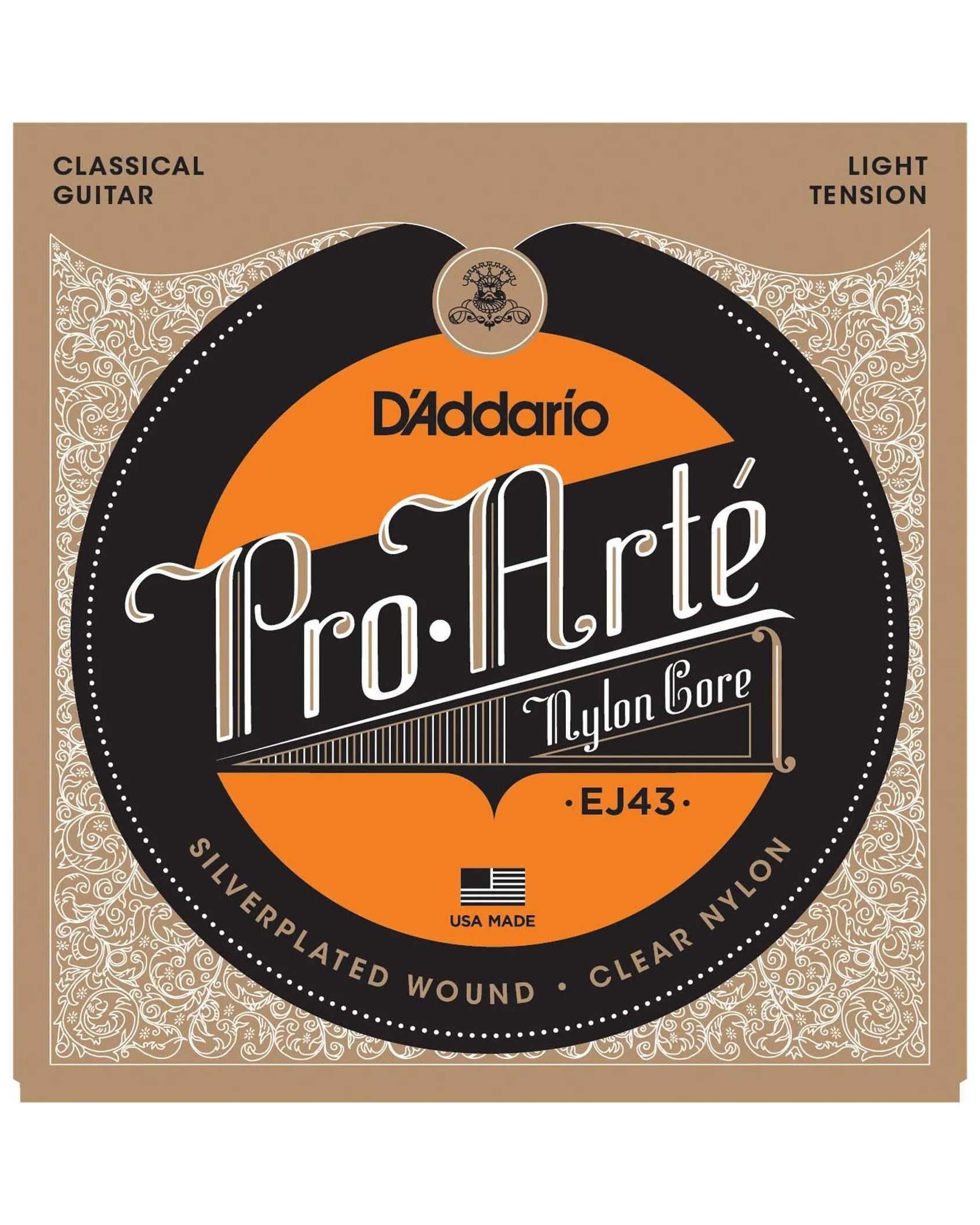 D'Addario EJ43 Pro-Arte Classical Acoustic Guitar Strings, Light Tension - Image 2