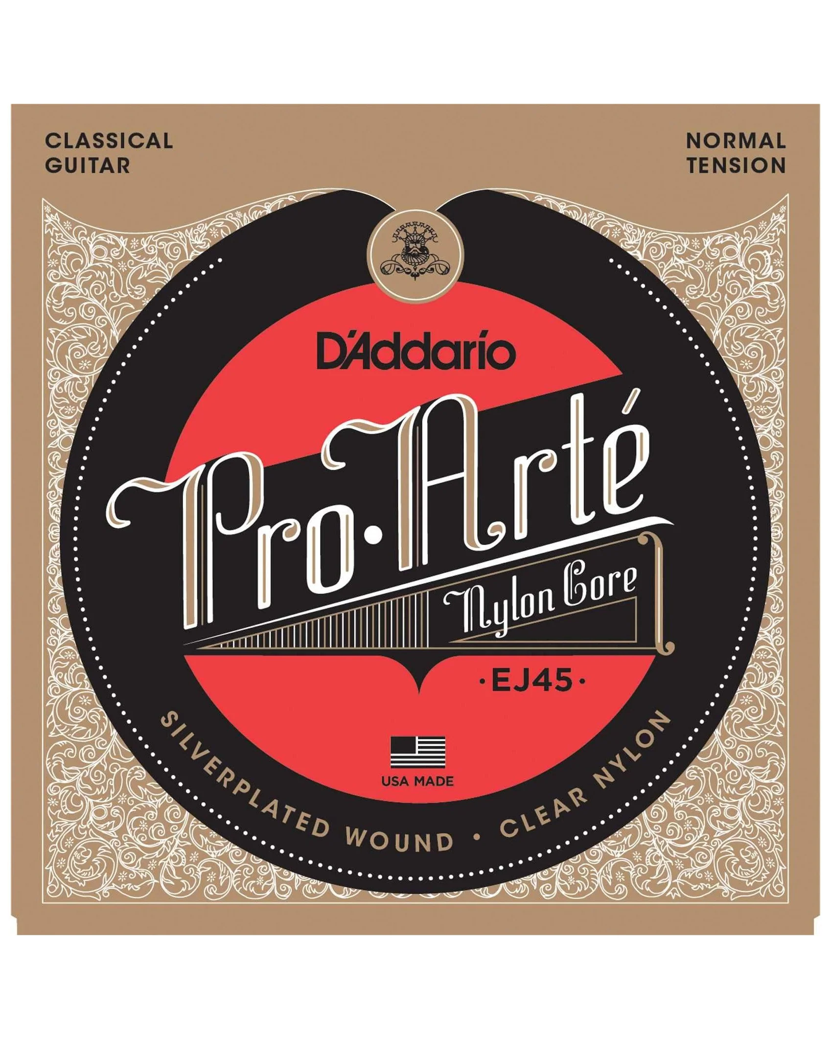 D'Addario EJ45 Pro-Arte Classical Acoustic Guitar Strings, Normal Tension - Image 2