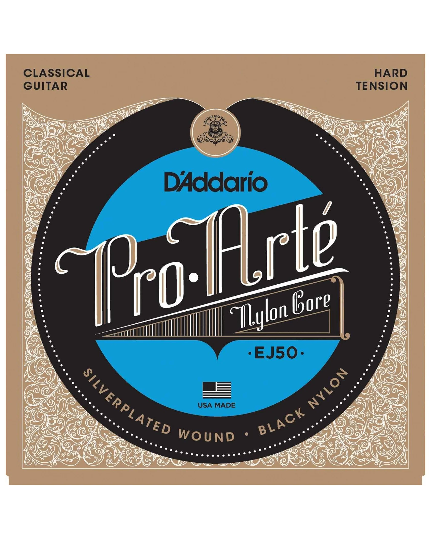 D'Addario EJ50 Classical Acoustic Guitar Strings, Hard Tension - Image 2
