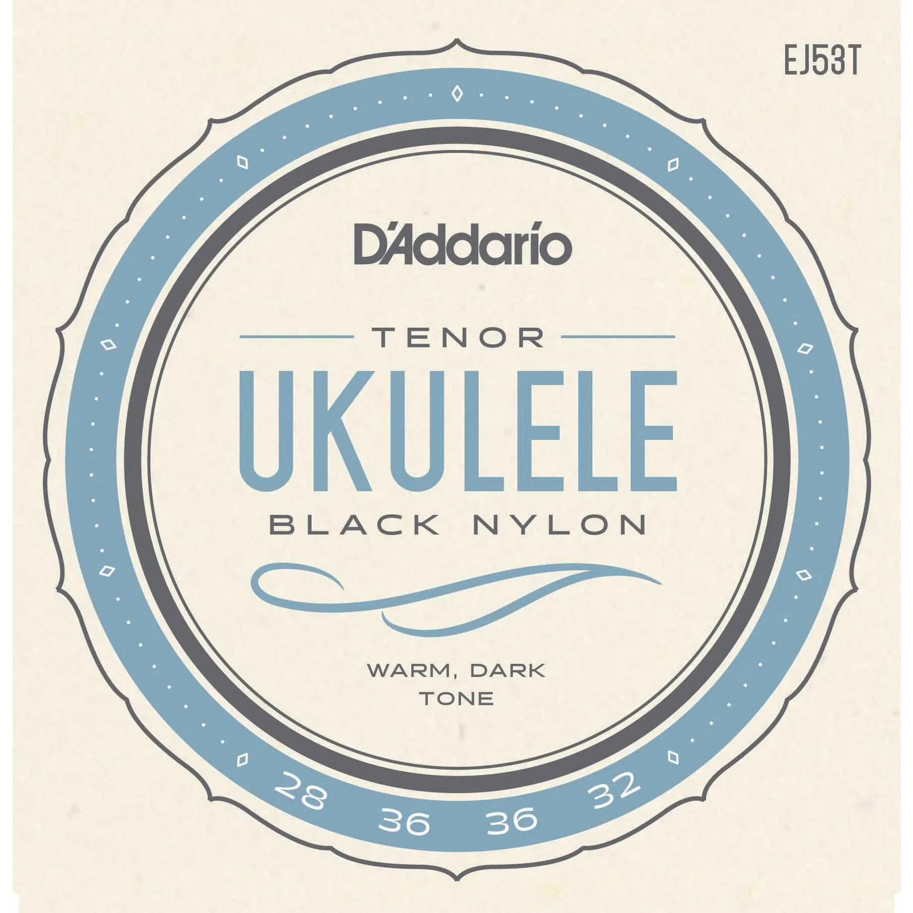 D'Addario EJ53T Black Nylon Tenor Ukulele Strings - Image 2