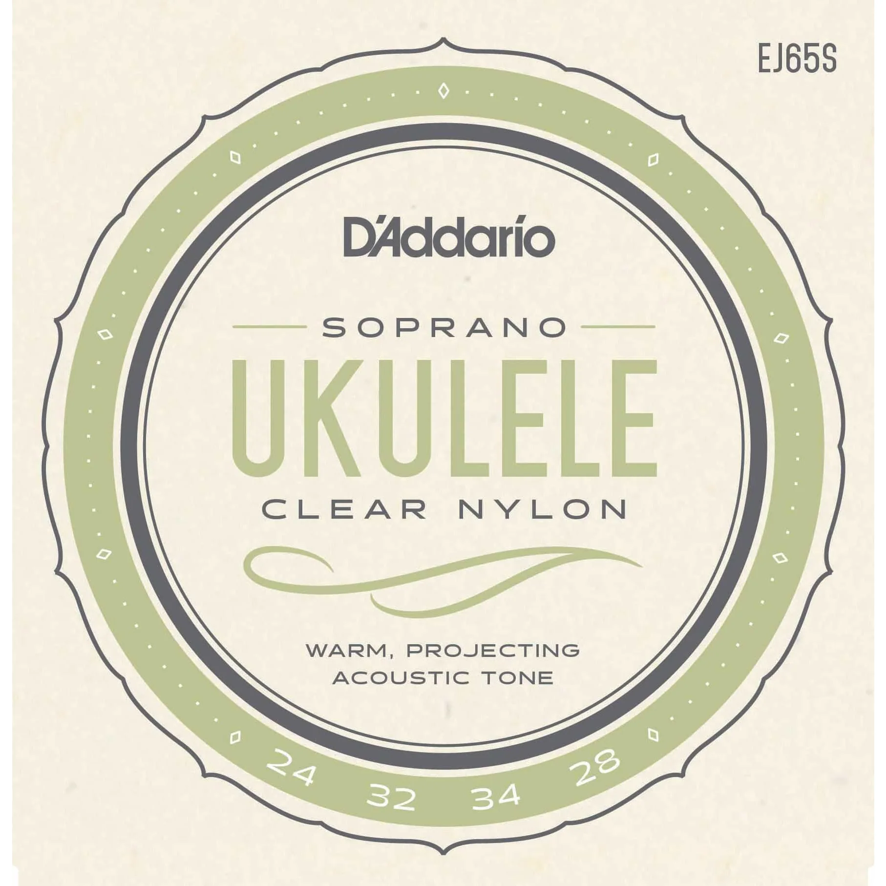 D'Addario EJ65S Clear Nylon Soprano Ukulele Strings - Image 2