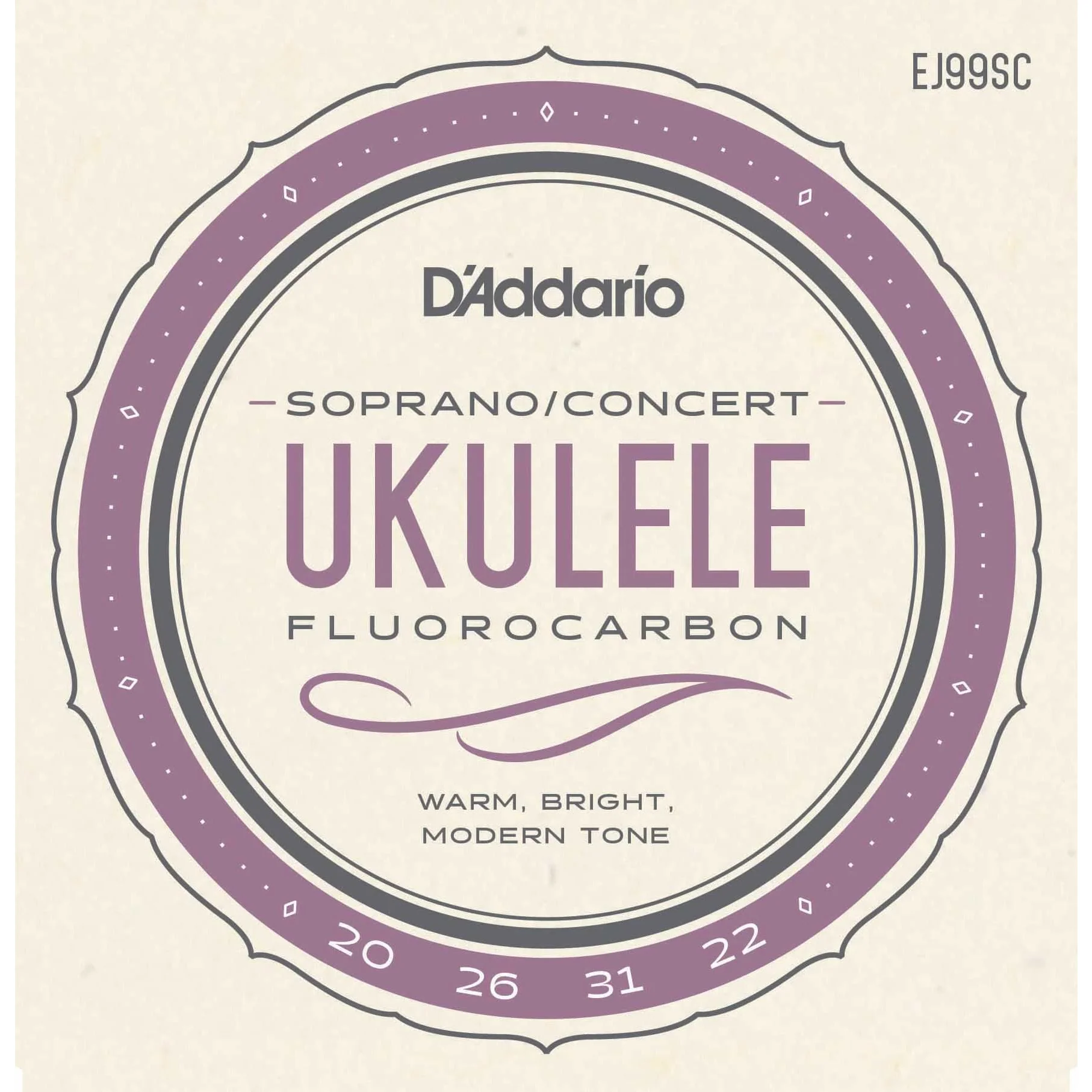 D'Addario EJ99SC Carbon Soprano/Concert Ukulele Strings - Image 2