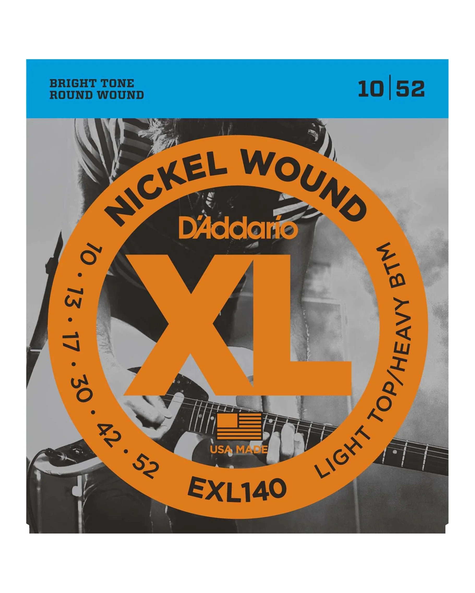 D'Addario EXL140 Nickel Electric Guitar Strings, Light Top/Heavy Bottom - Image 2
