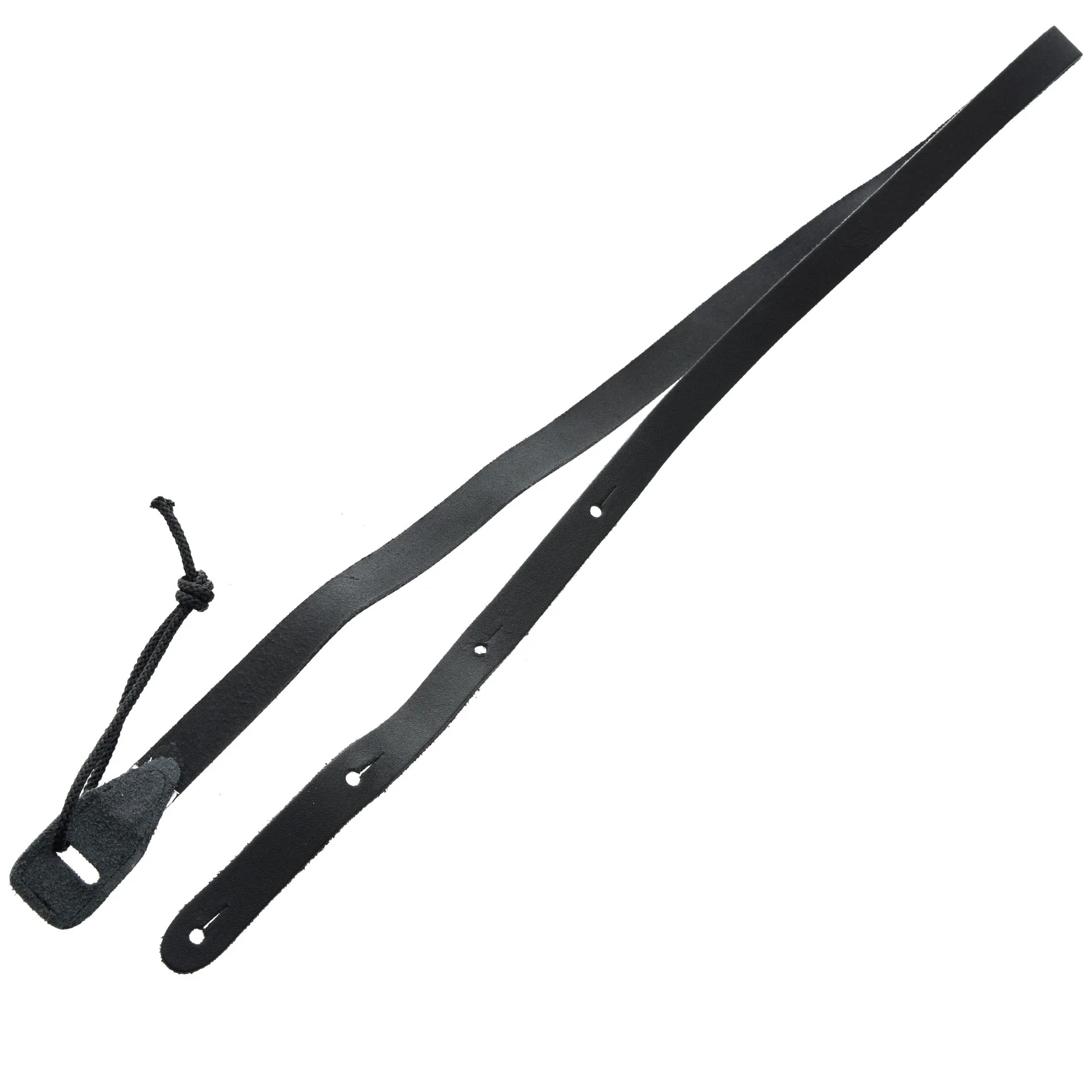D'Addario Leather Mandolin Strap, Black - Image 3